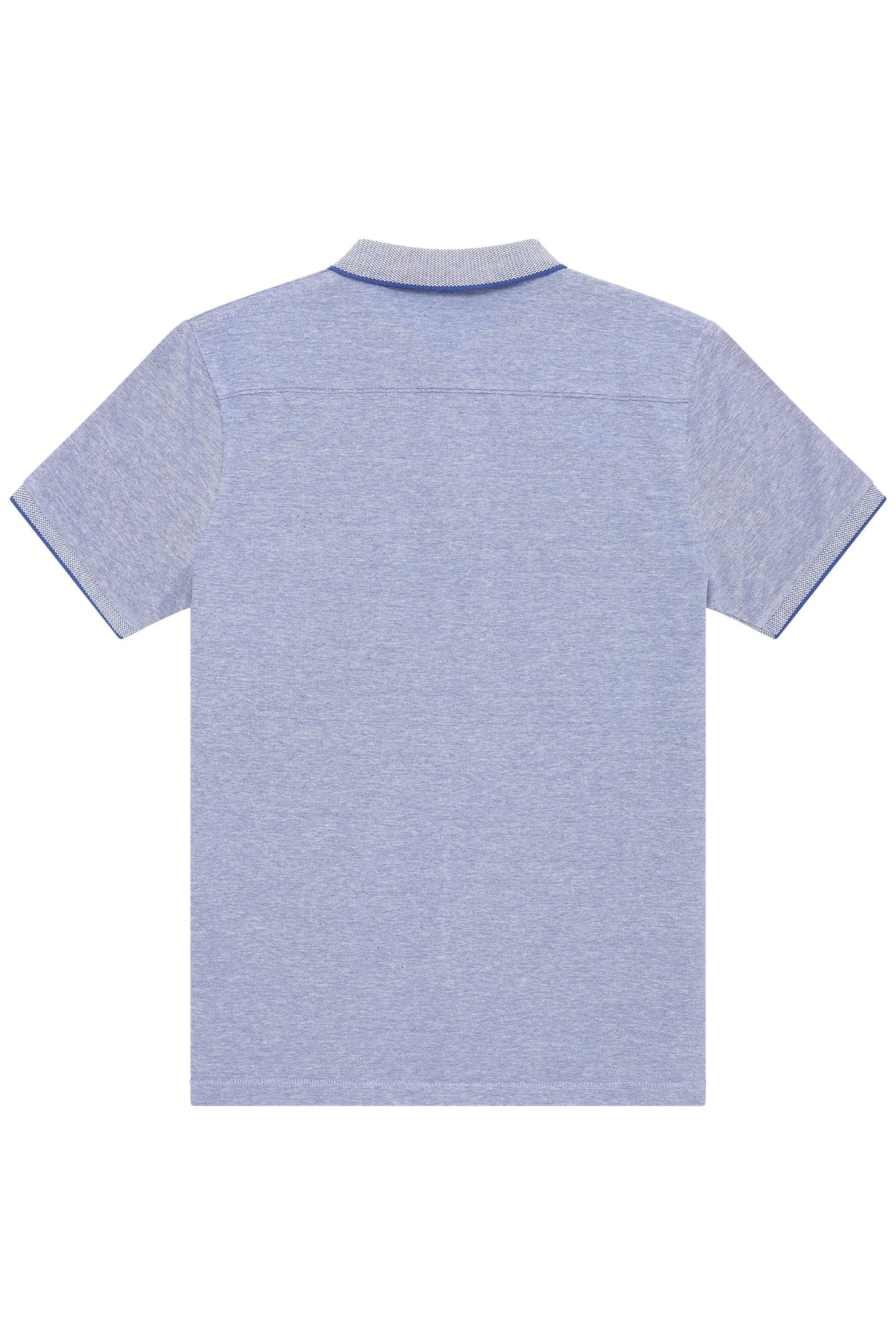 BIRDSEYE TIPPED POLO BRIGHT BLUE/BRIGHT B 2