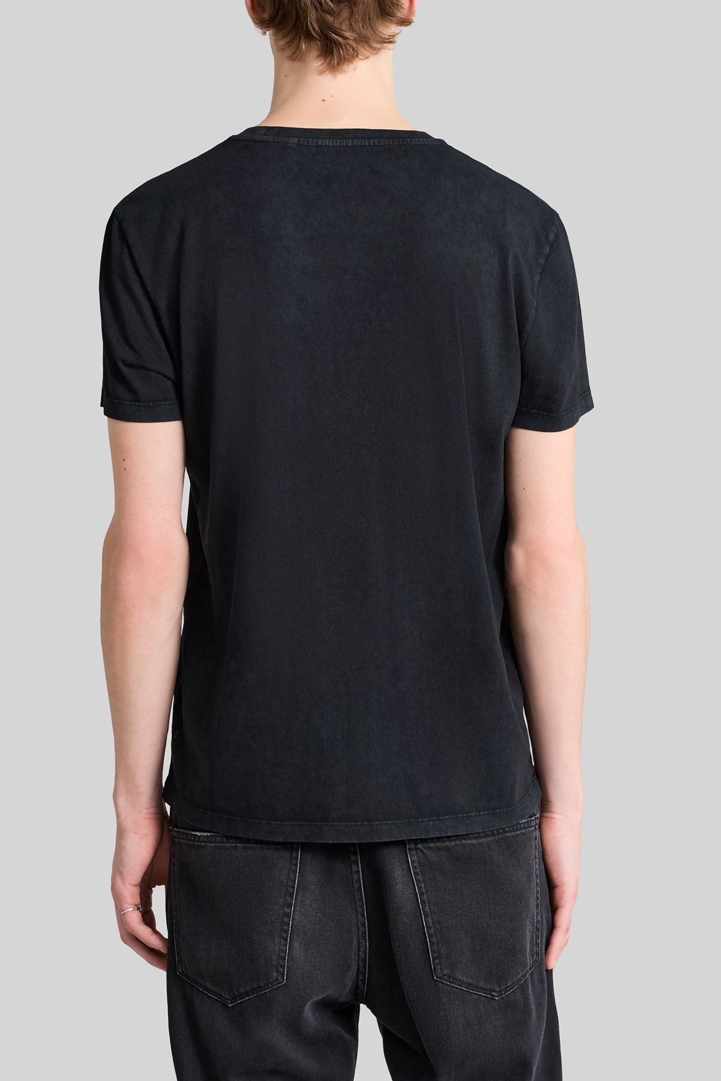 BLACK T-SHIRT WITH PALM TREE-SKULL IMAGE 2