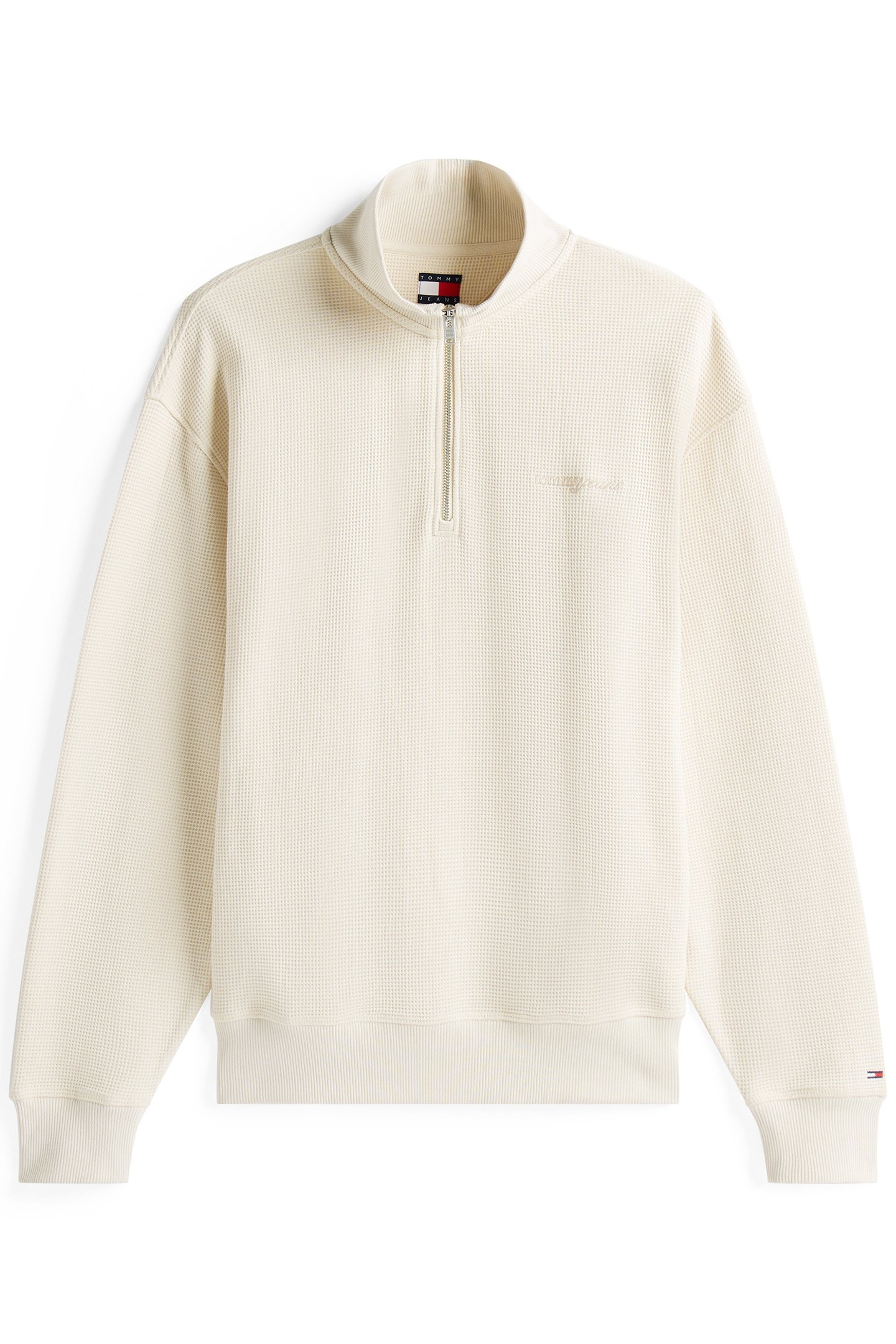 WAFFLE SCRIPT SWEAT-TROYER REG FIT SAND DUNE 4