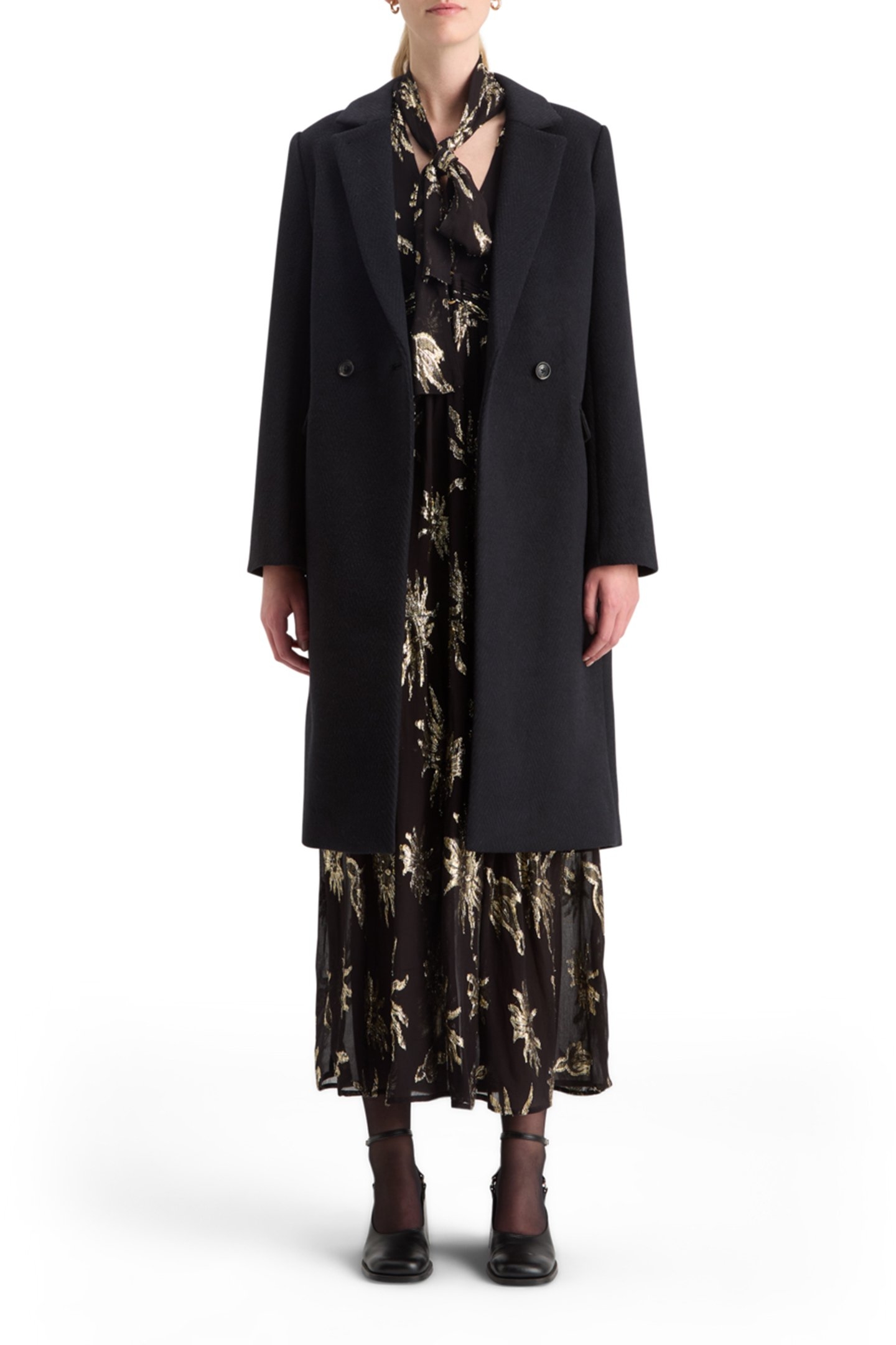 LUREX FIL COUPE MAXI DRESS MYSTIC SKY LUREX 6