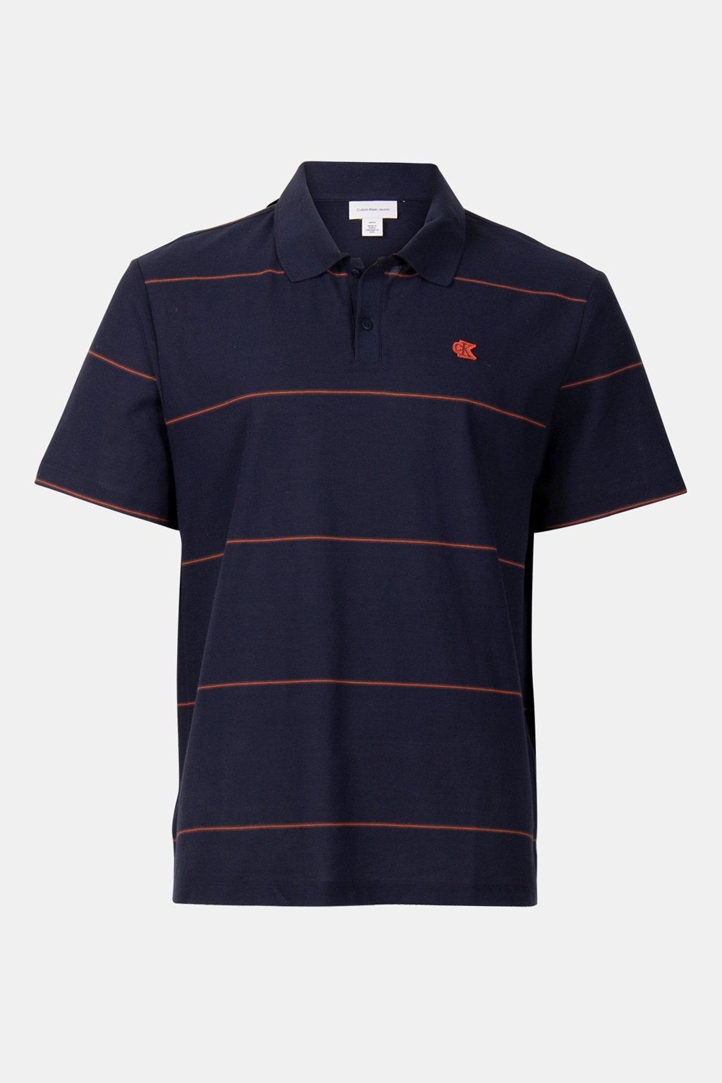 SS CROSS GRAIN STRIP RELAXED FIT POLO DARK SAPPHIRE 3