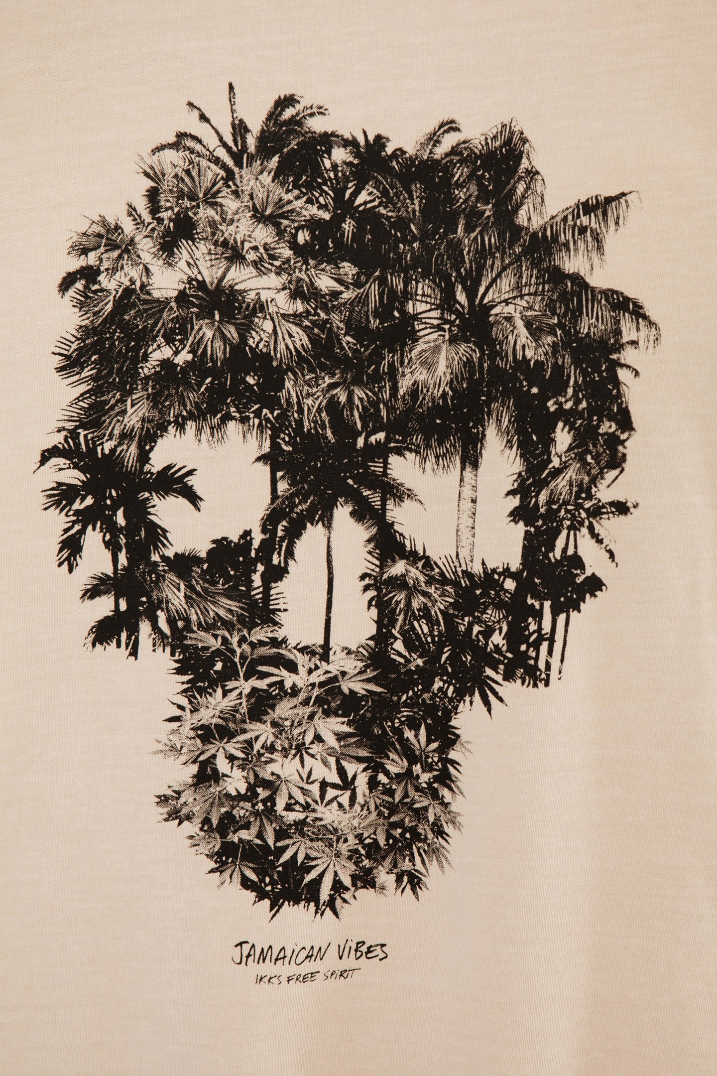 SAND T-SHIRT WITH PALM TREE-SKULL IMAGE 7
