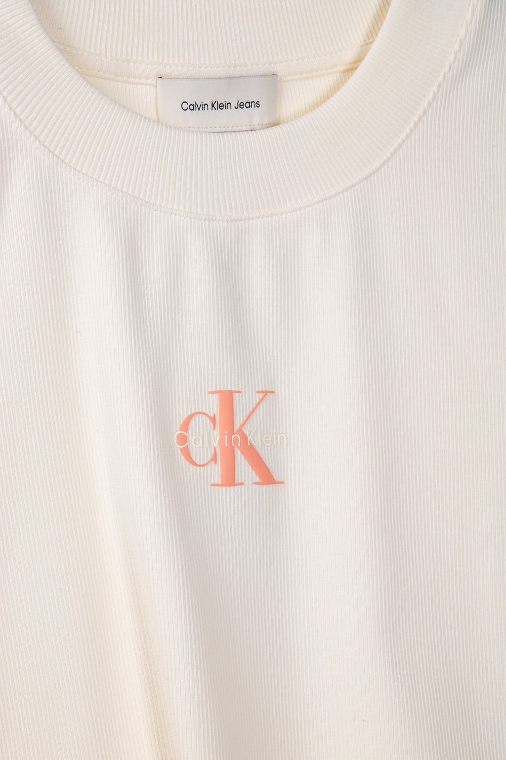 MONOGRAM BABY TEE SLIM FIT SWEET CORN 4