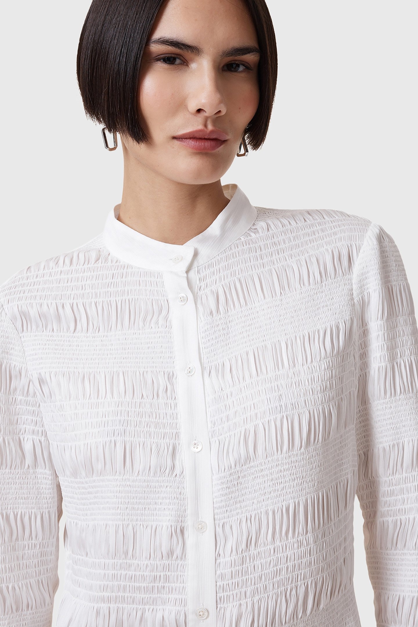 MEG MINI DRESS WHITE 5