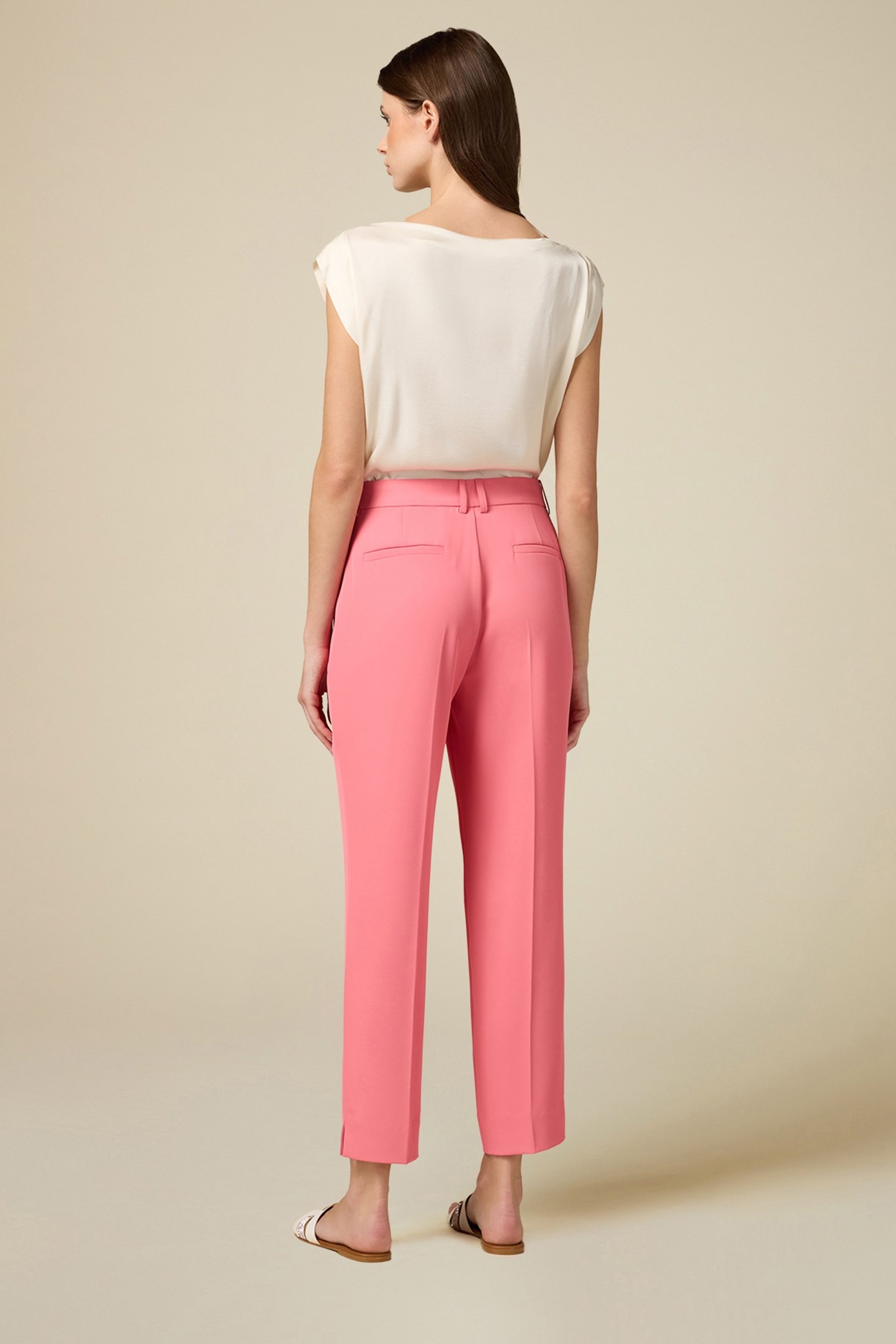 STOVEPIPE TROUSERS LIGHT PINK 3