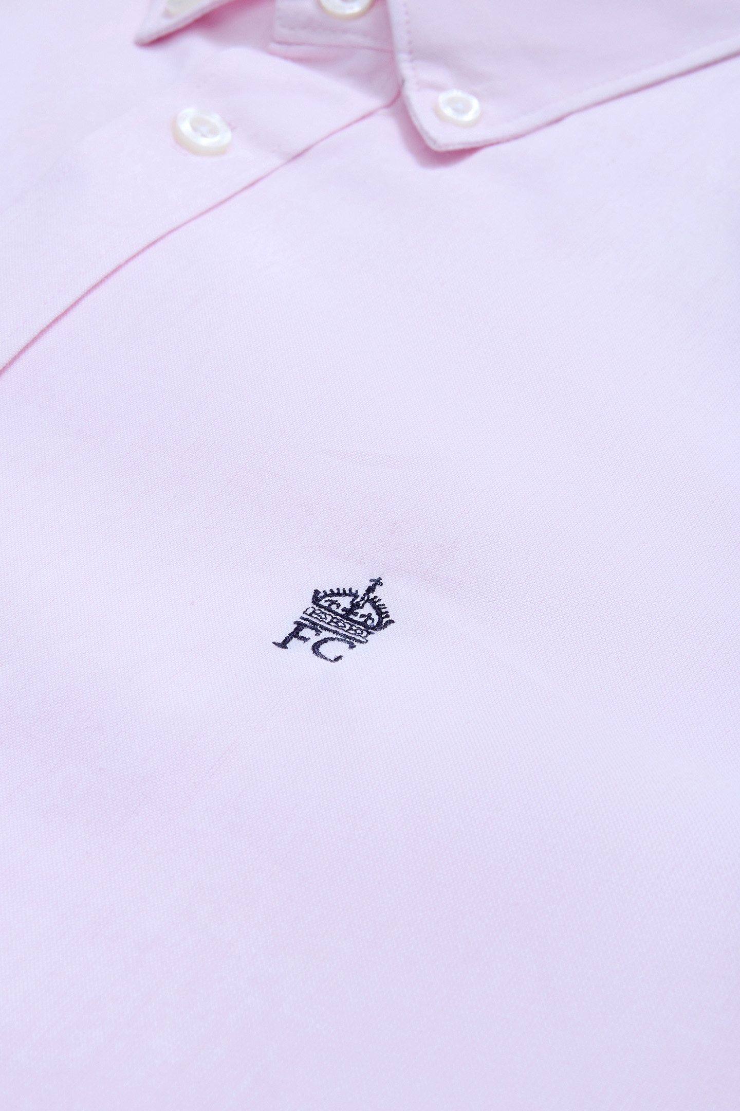 OXFORD S/S T SOFT PINK/MARINE 3