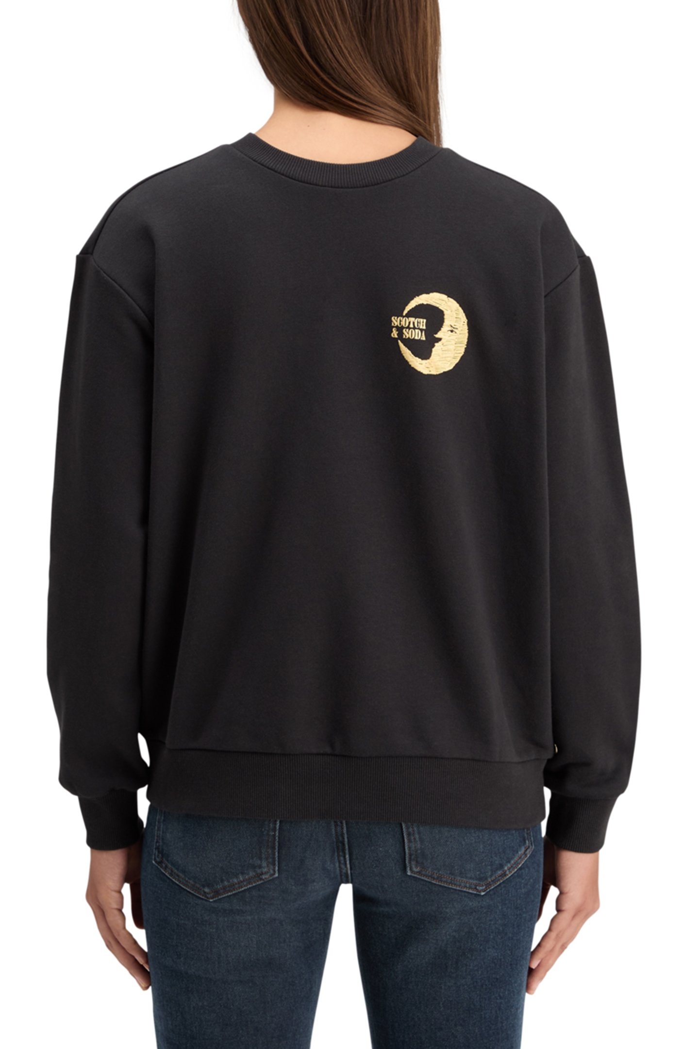 FRONT BACK FESTIVE ARTWORK RELAXED FIT SWEATSHIRT EVENING BL 2