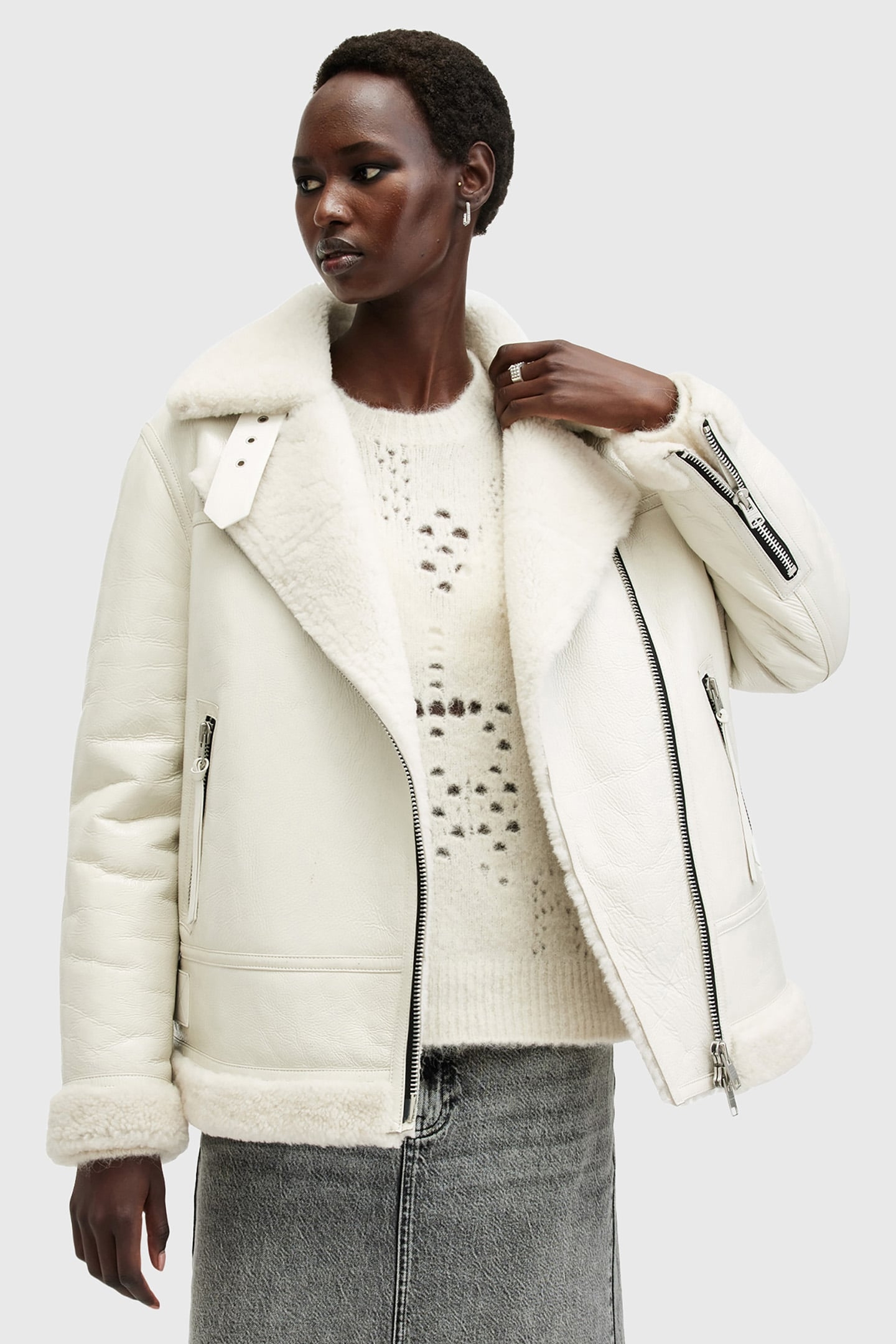SOLA SHEARLING WHITE 5