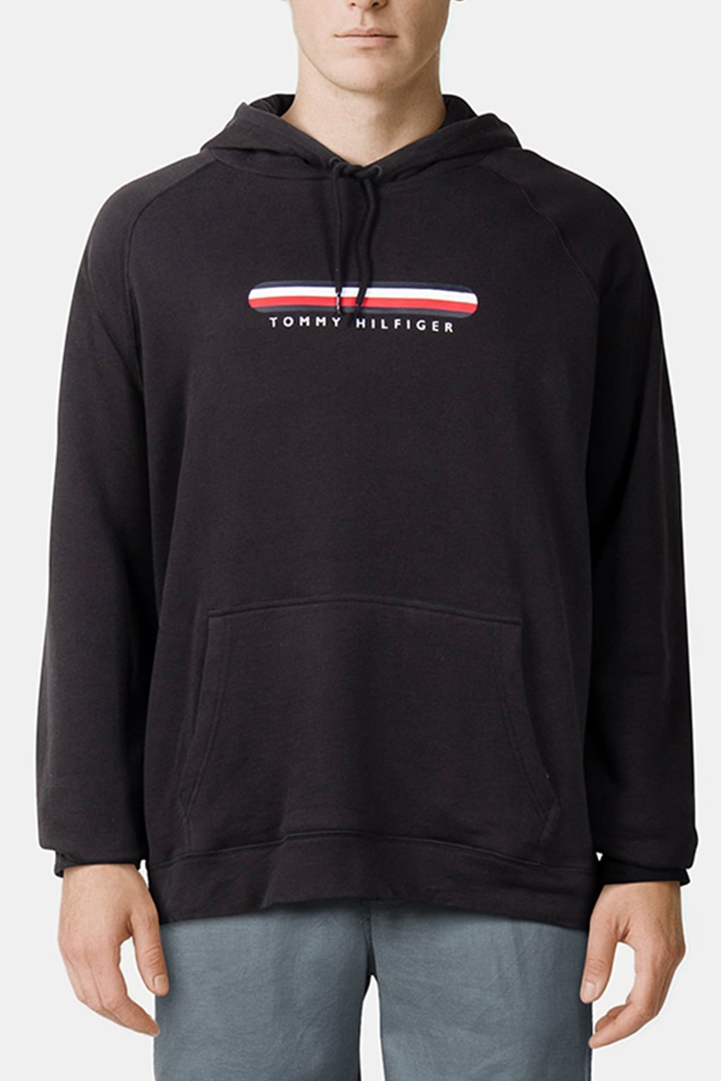 OH MEN'S HOODIE REGULAR FIT, BLACK 1