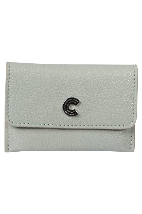 LEATHER WALLET IN MINT GREEN 1