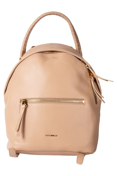 LEATHER BACKPACK IN BEIGE 2