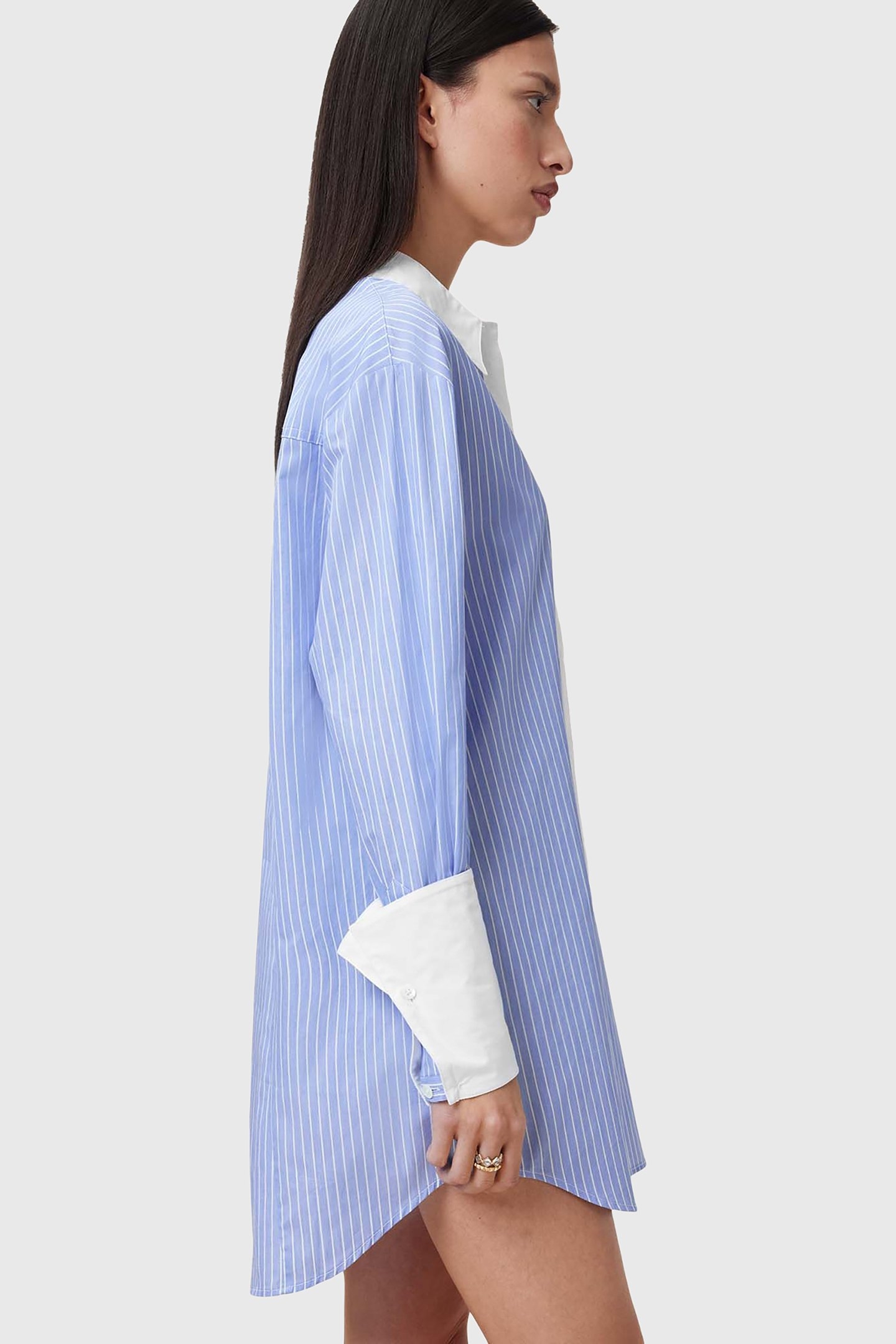 ALBER STRIPE DRESS BLUE/WHITE 6