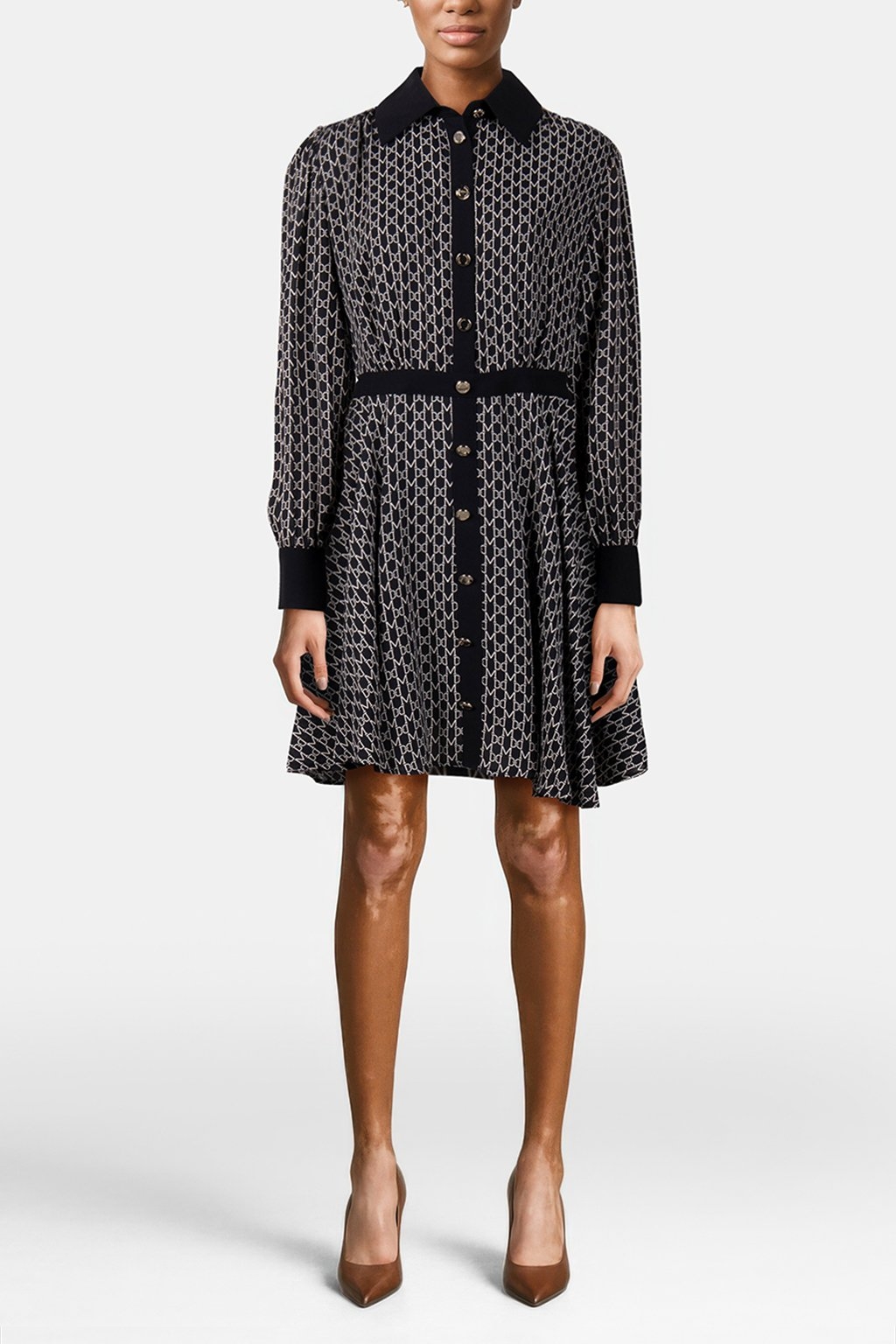 EDITH CHEMISIER DRES NEW MONOGRAM BLACK B 1