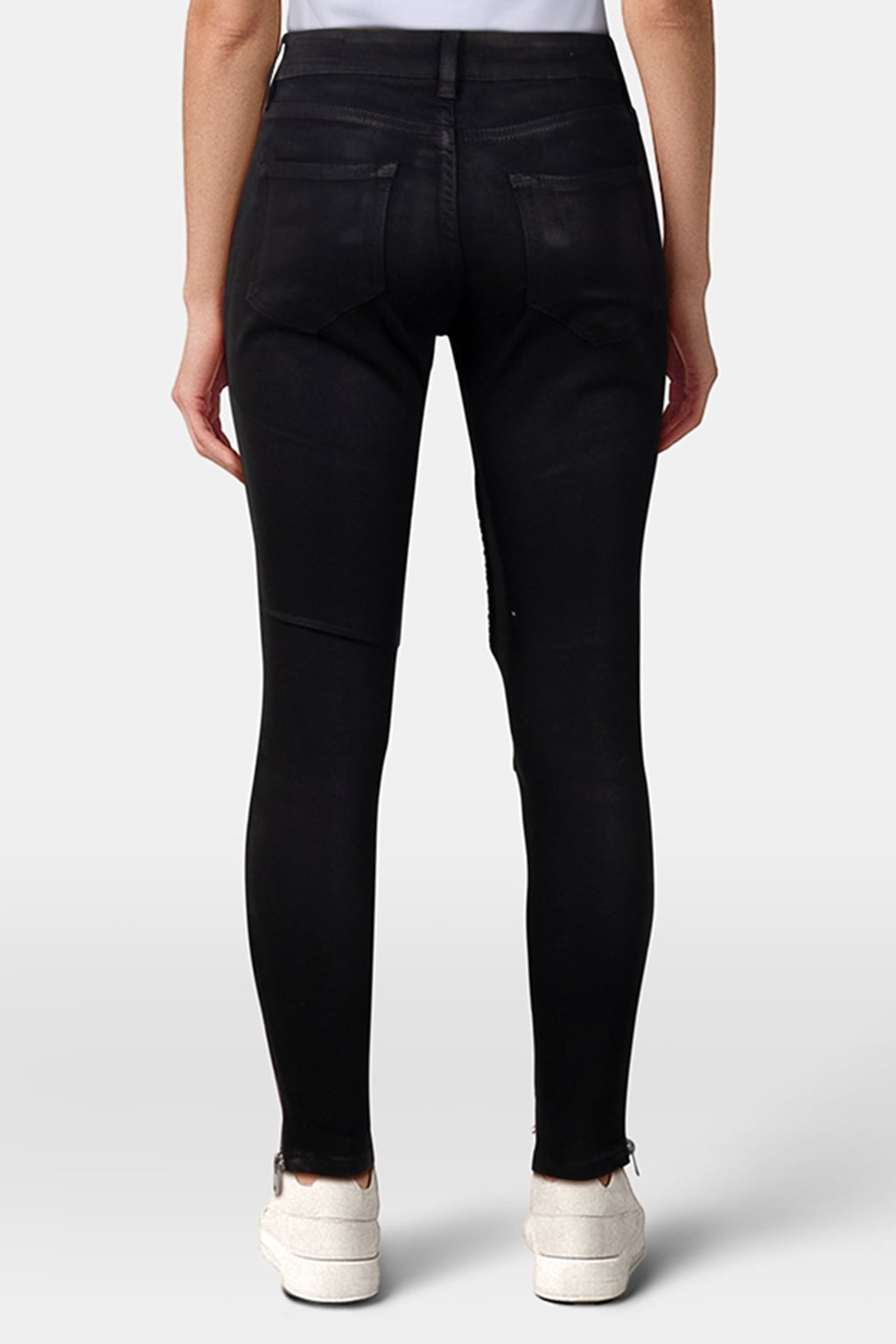 MILLER BIKER JEAN COATED BLACK 2