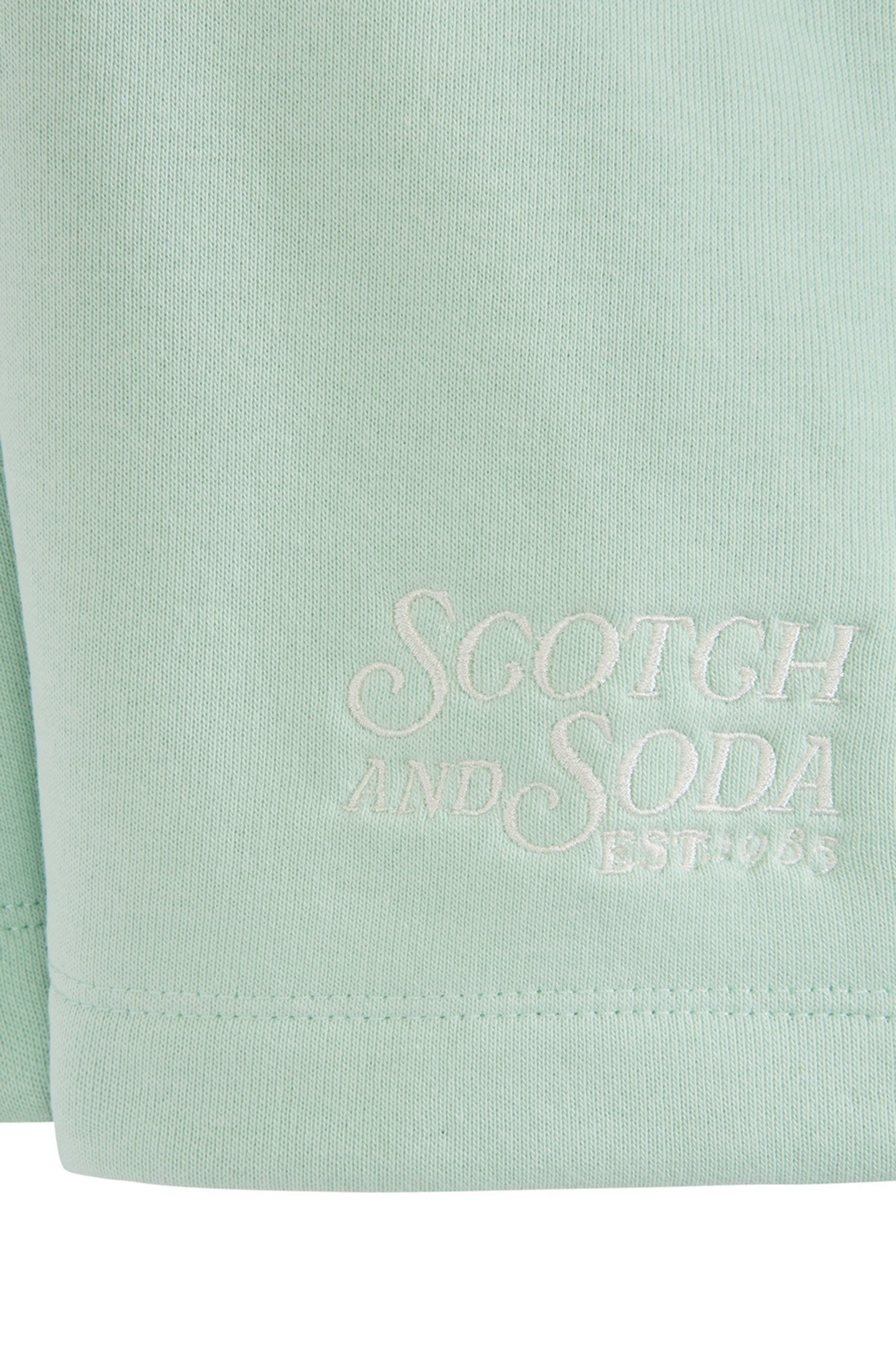 BOYS FLEECE SHORT LIGHT PASTEL GREEN 4