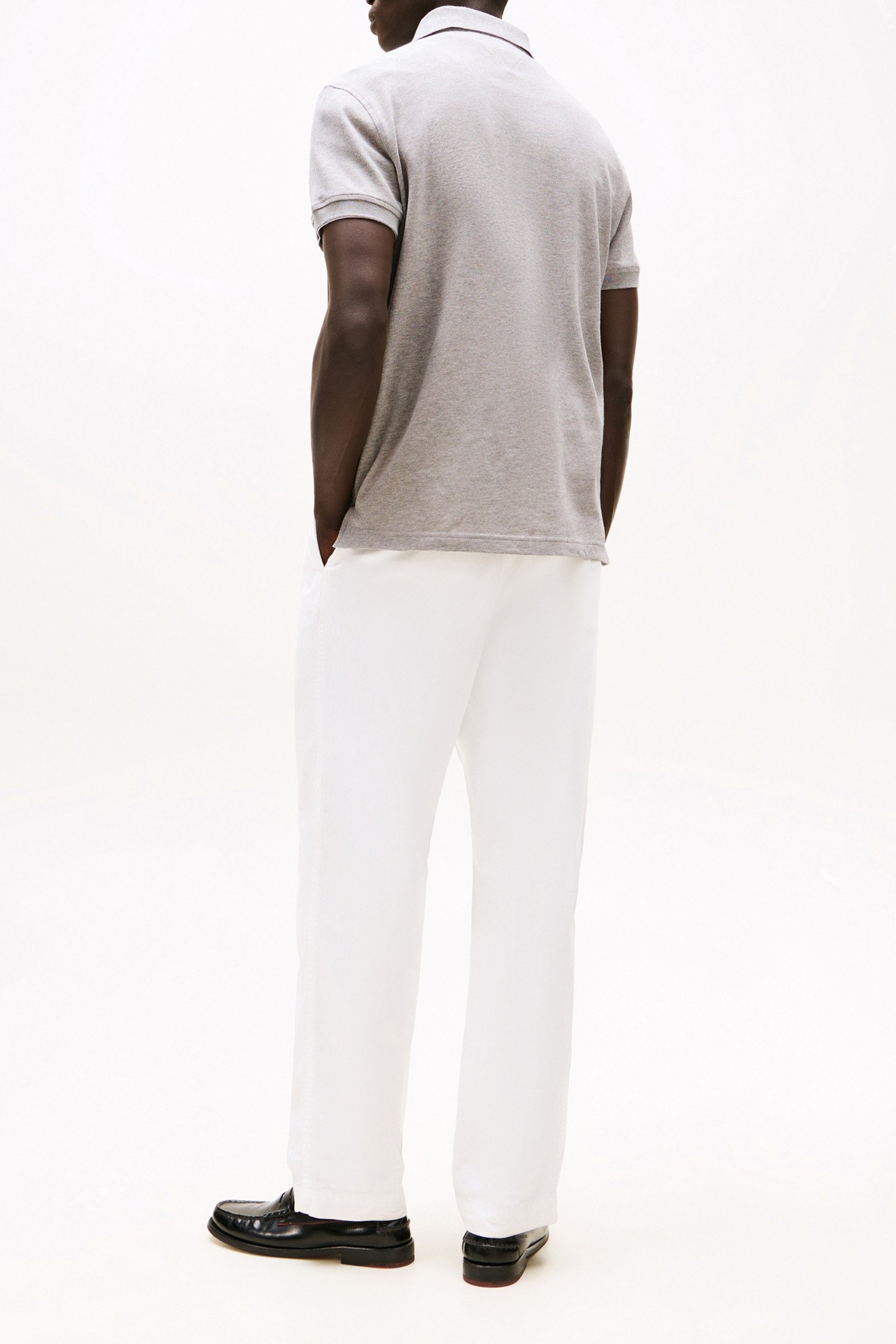 1985 REGULAR FIT POLO LIGHT GREY HEATHER 2