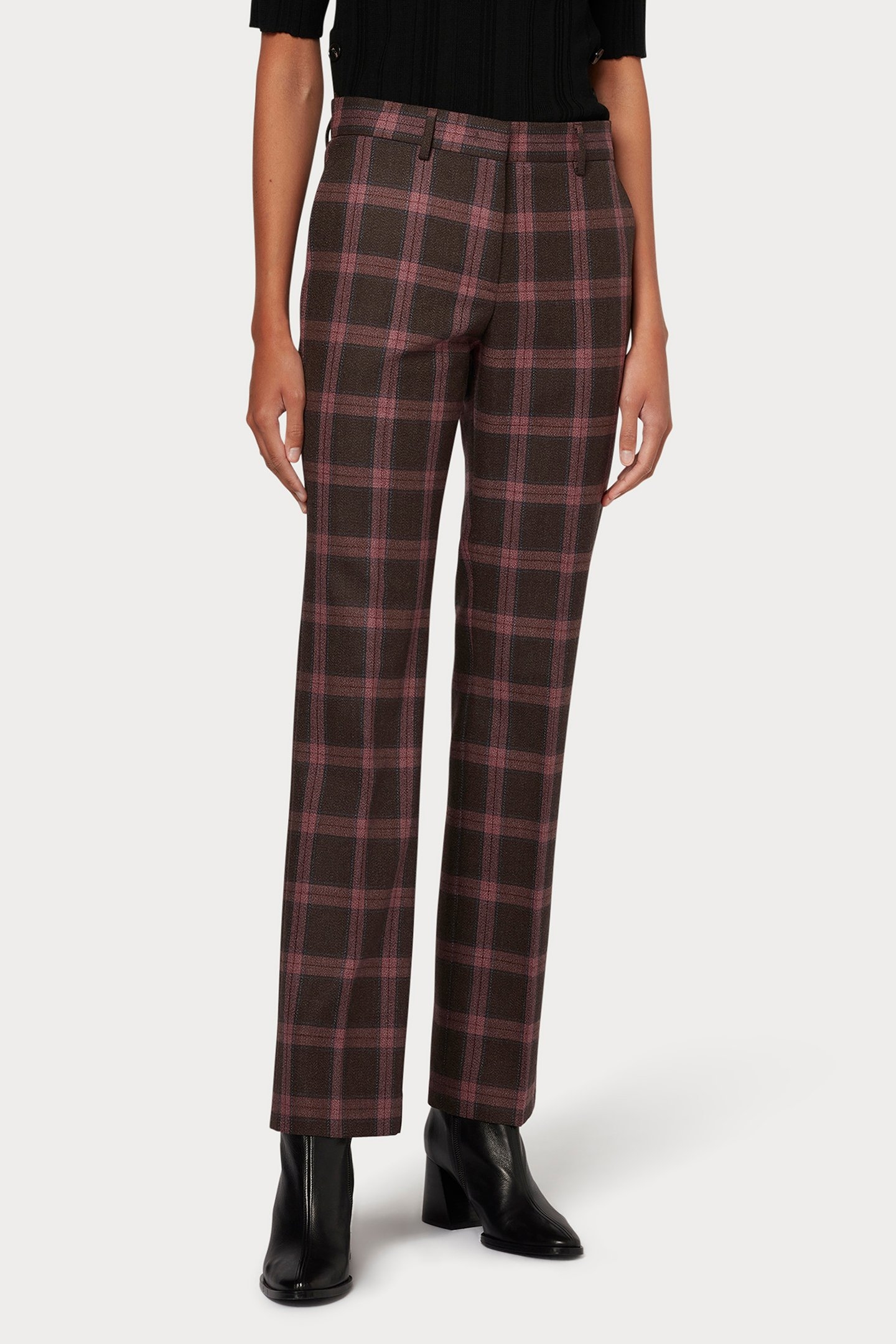 TROUSERS DARK BROWN 1