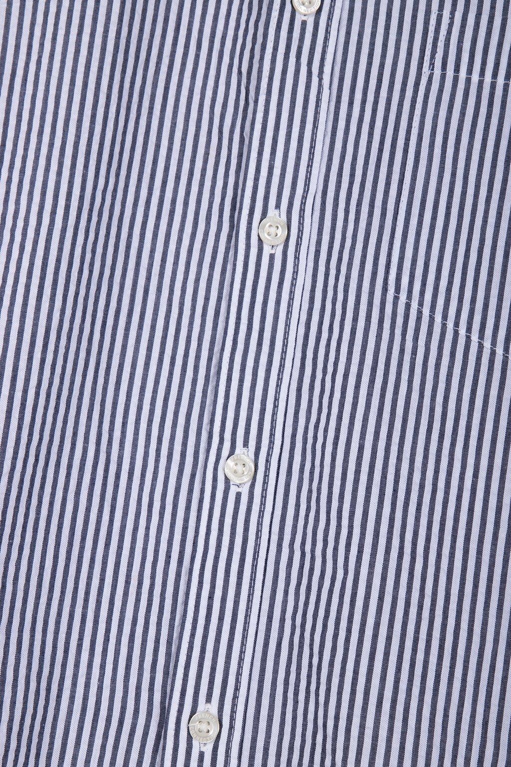 SEERSUCKER POCKET STRIPE SHORT SLEEVE SHIRT MARINE 4