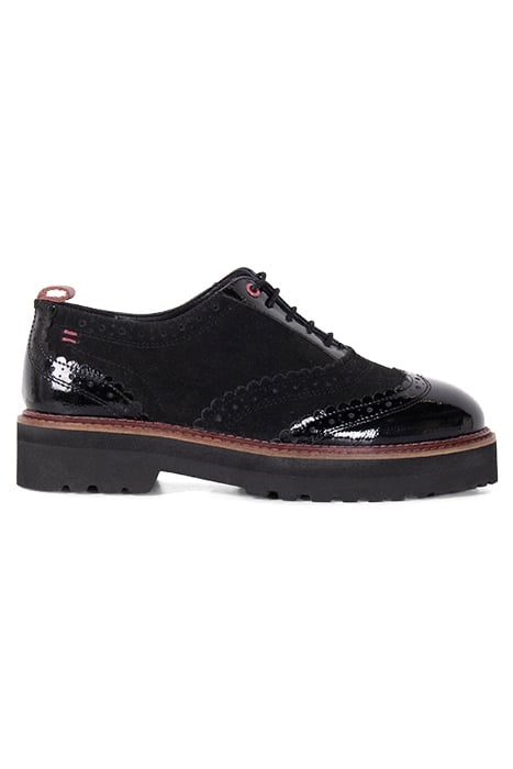 CHUNKY LACE UP BROGUE DISP PURE BLACK 1