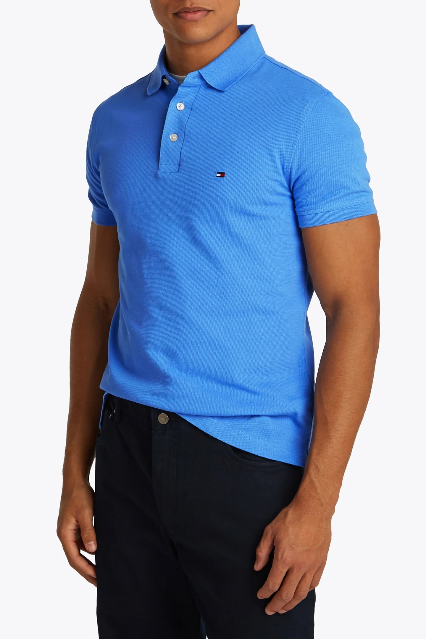 1985 SLIM FIT POLO SHIRT BLUE 1