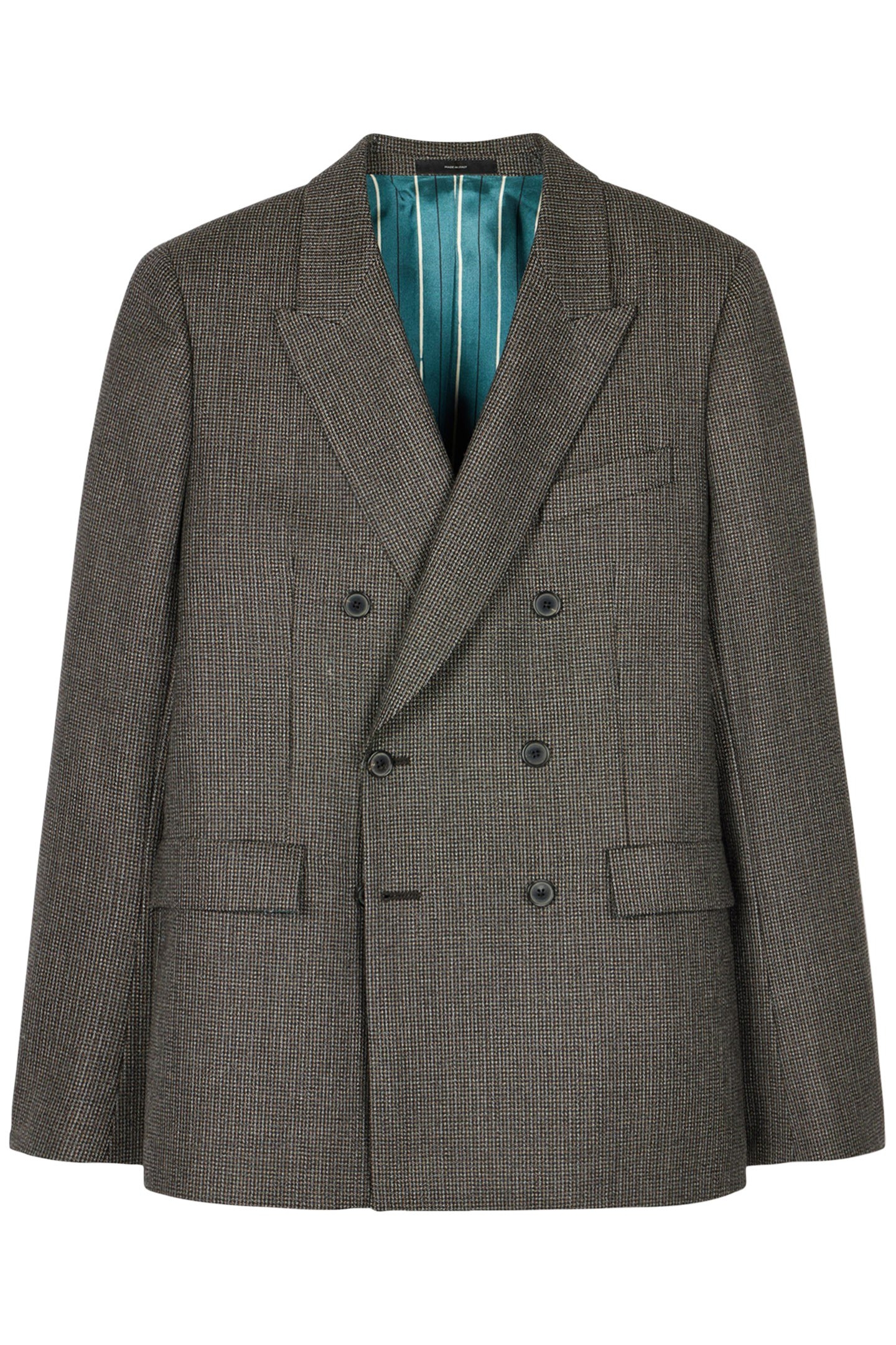 2 BUTTON JACKET BLACK MELANGE 1