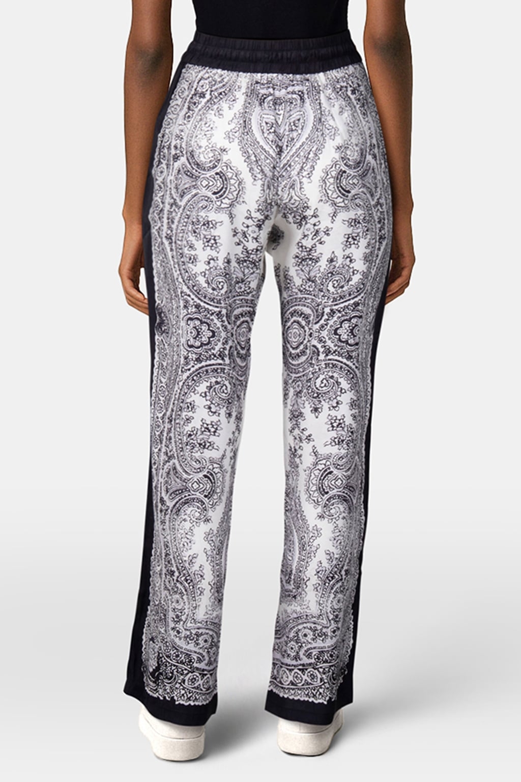 TYLER RAFAELA TROUSE OFF WHITE/BLACK 2