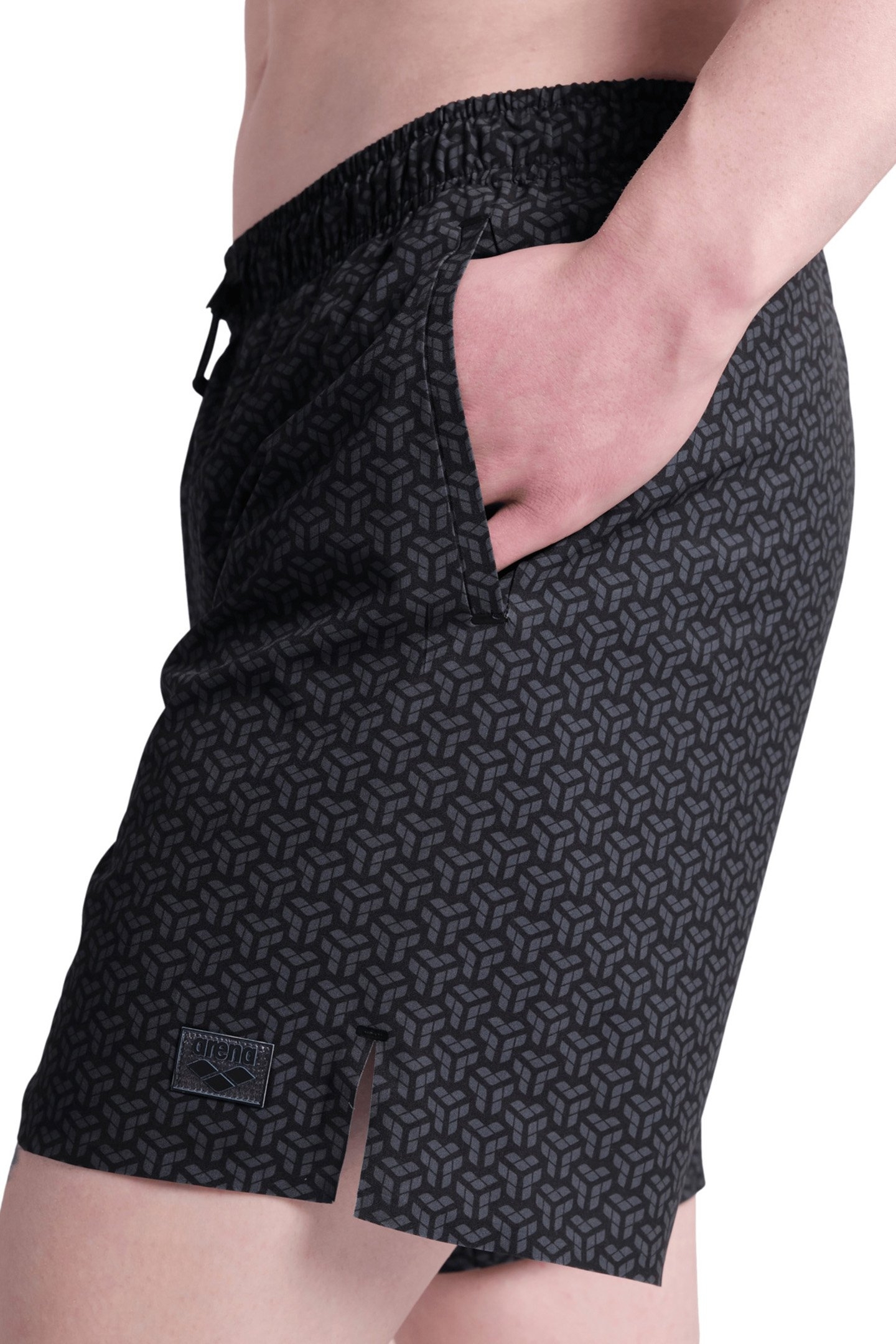 MEN'S ARENA EVO BEACH BOXER AO BLACK-ASPHALT 5