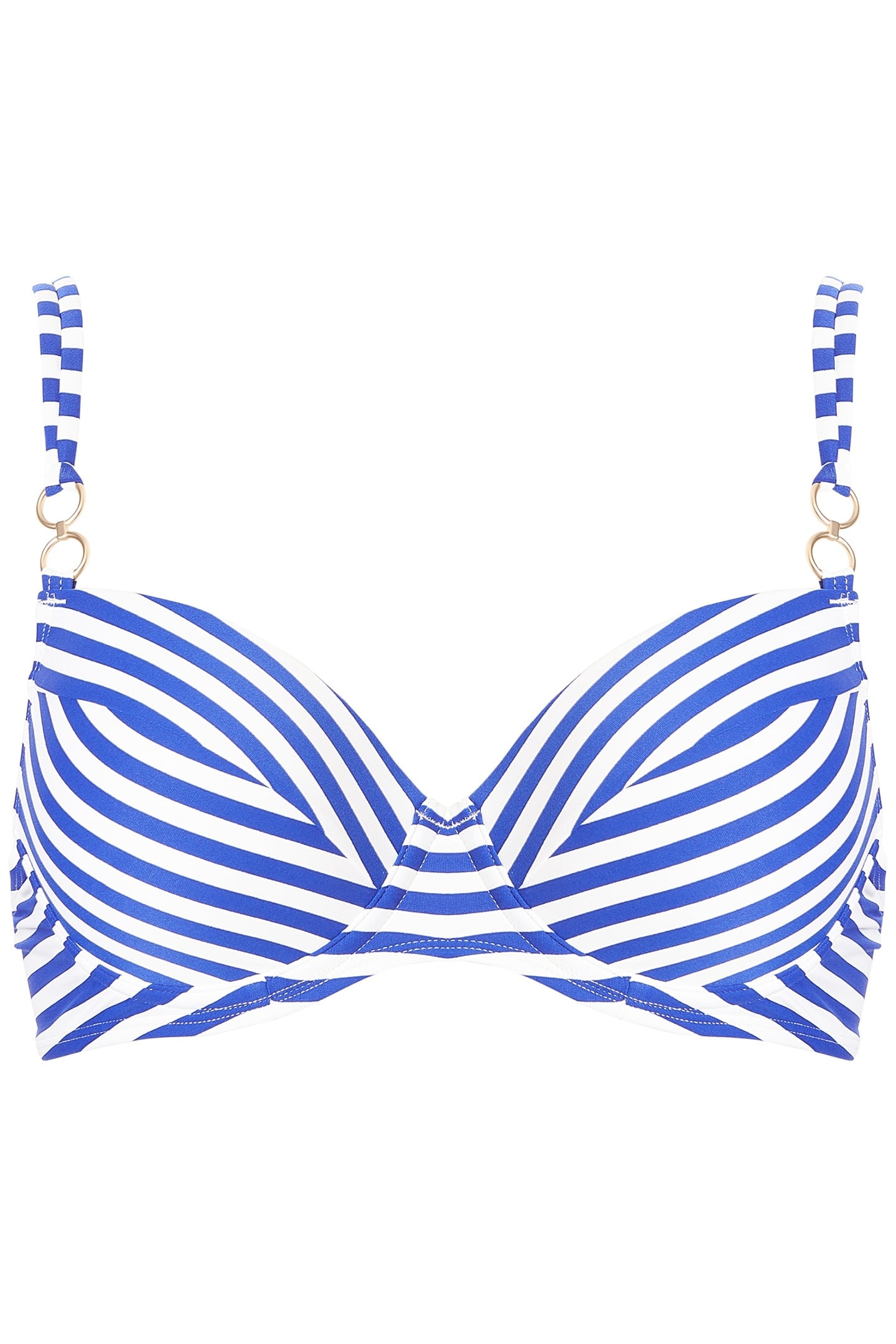 SW BRA TSHIRT BRI SAINT MALO BLUE / BEIGE 1