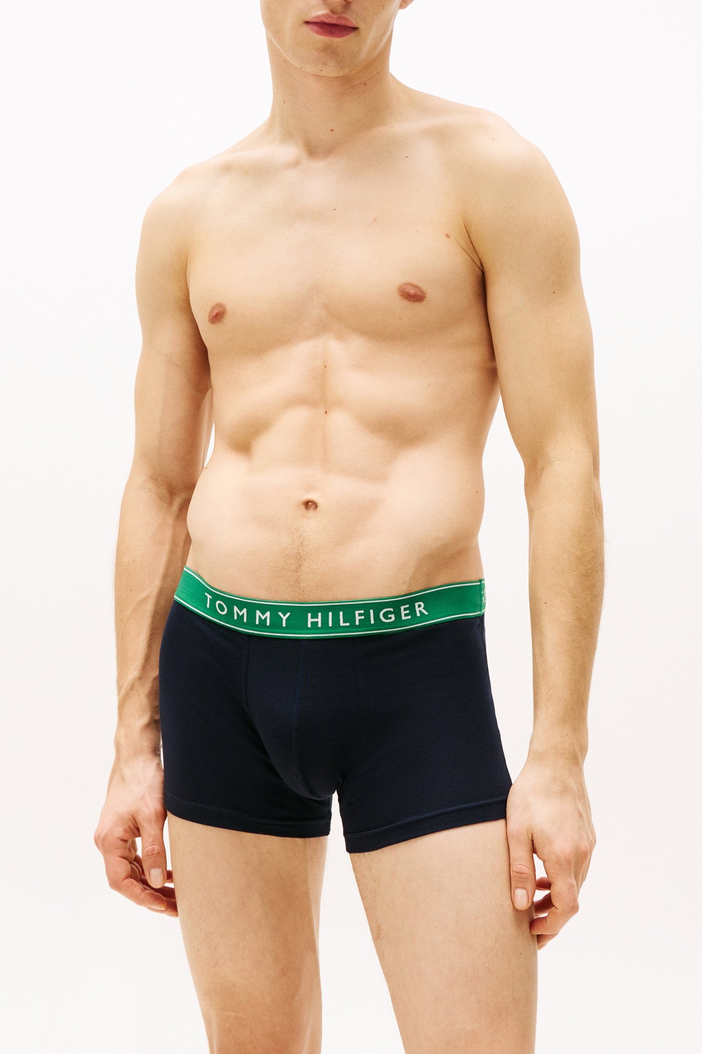 3 PACK TRUNK SKINNY FIT BOXERS - OLIVE GREEN/BLUE/GREEN 2