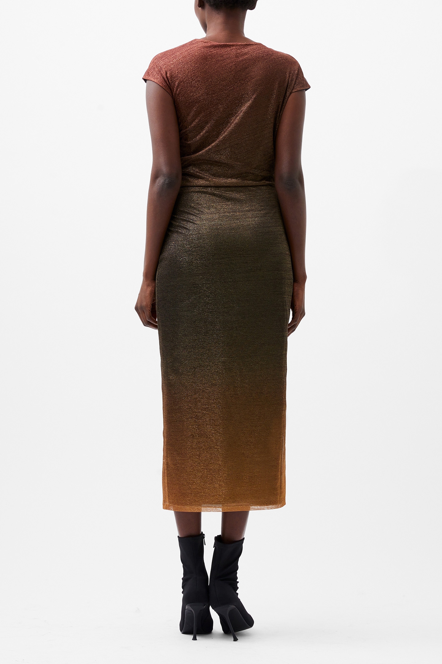 SELA LUREX MIDI DRESS MULTI 2