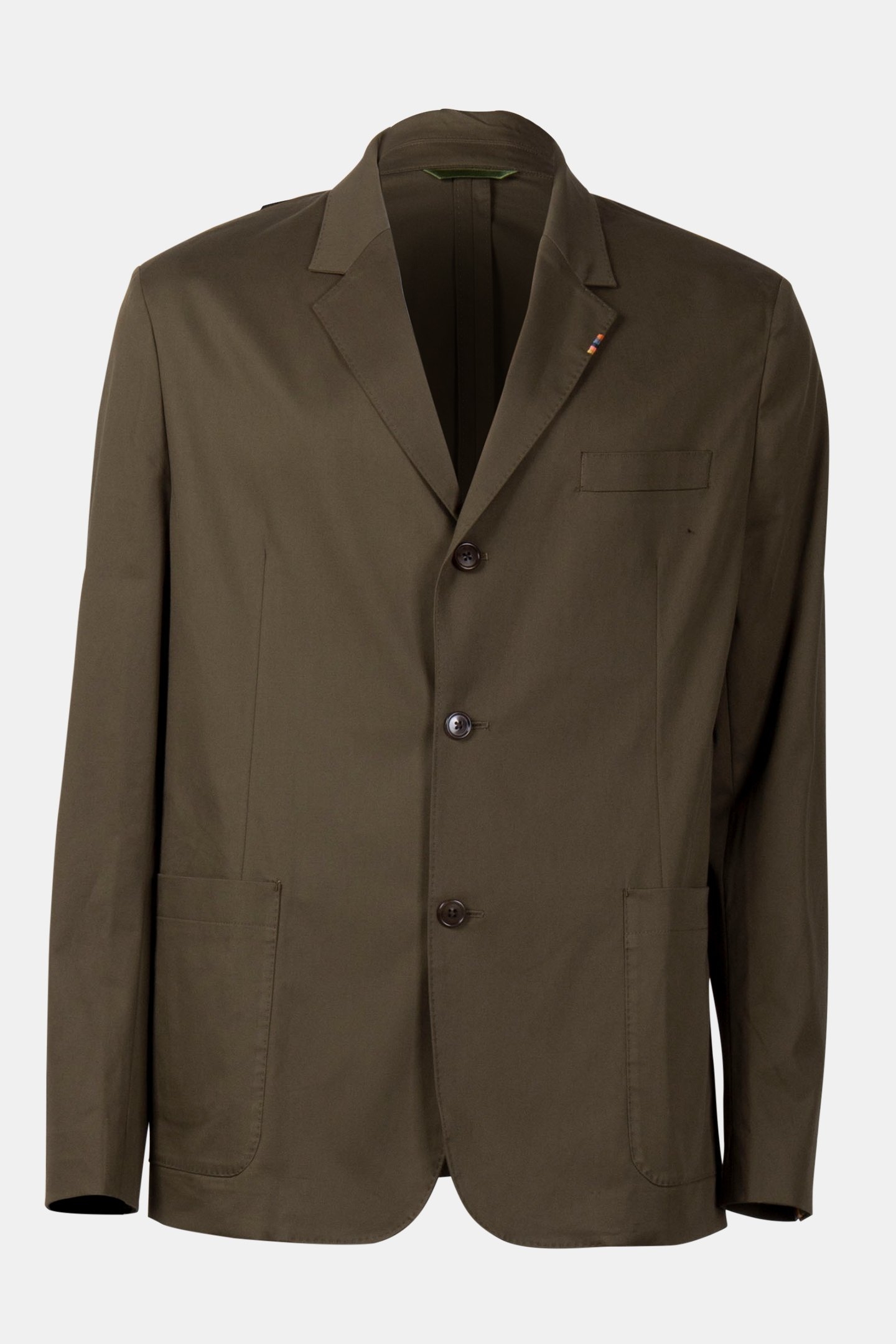 MENS 2 BUTTON SB JACKET VERY DARK GREEN 3