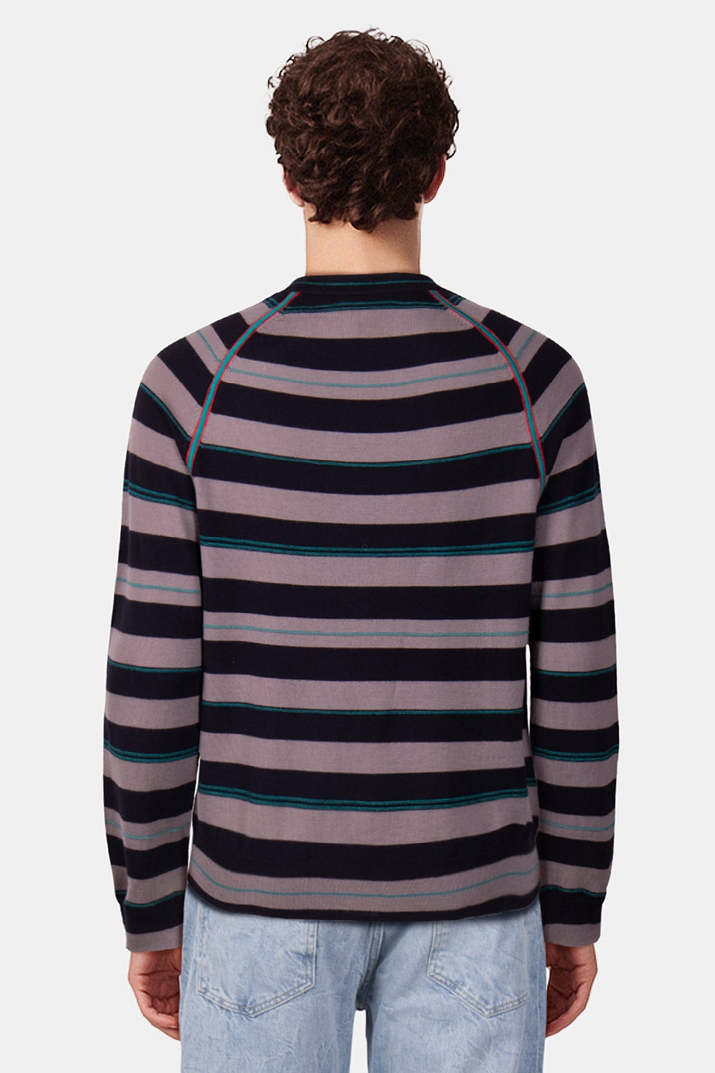 MENS SWEATER CREW NECK LILAC 2