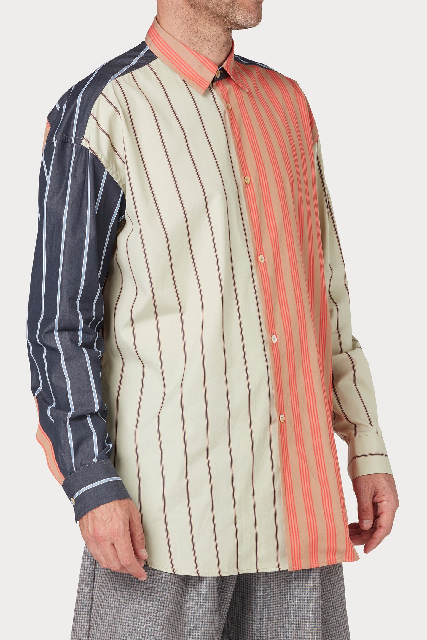 S/C OVERSIZED SHIRT TAN 1