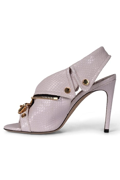 BIKER CALFSKIN SANDALS WHITE 3