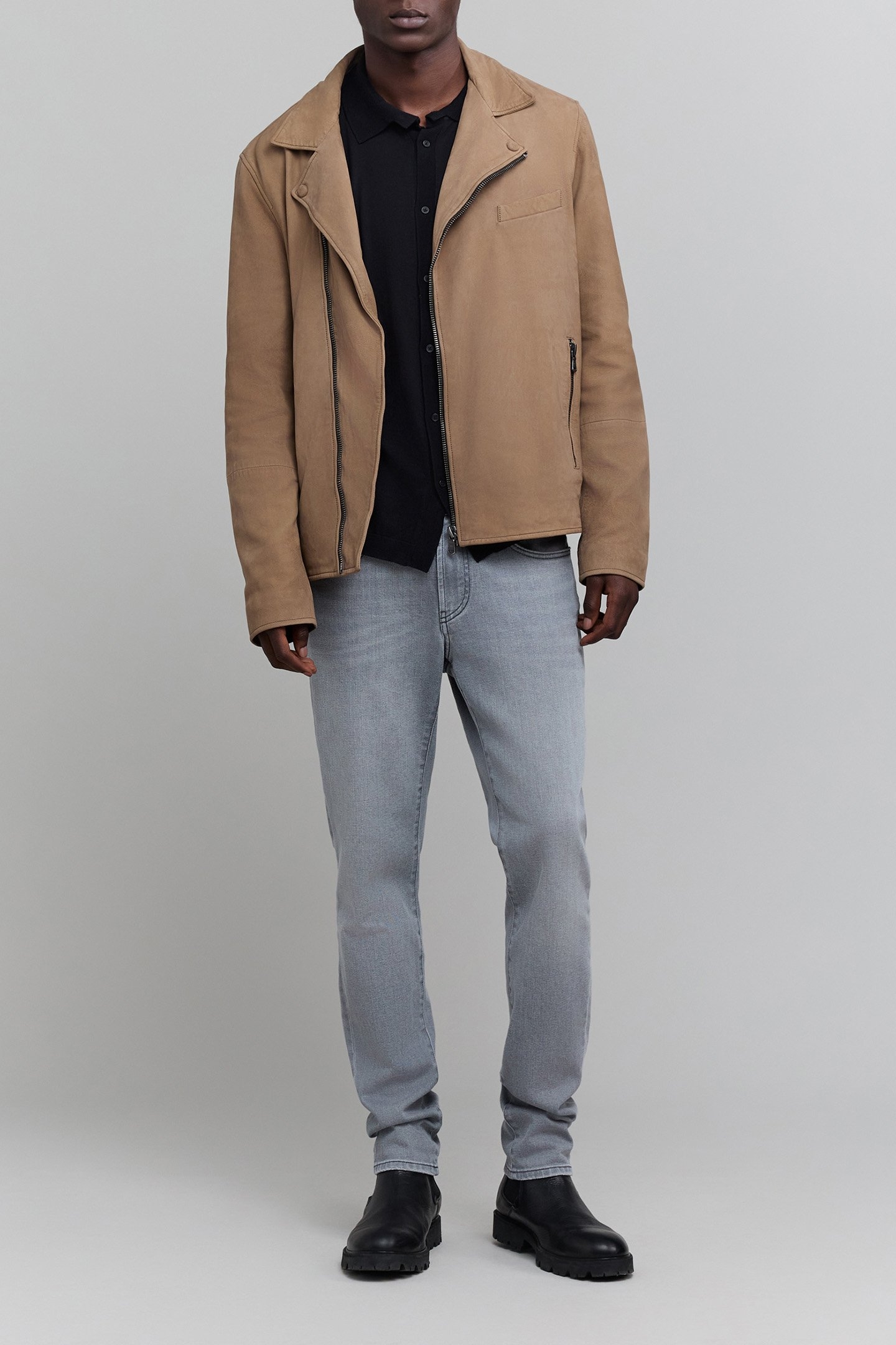 LONG-SLEEVED BLACK MESH SHIRT 6