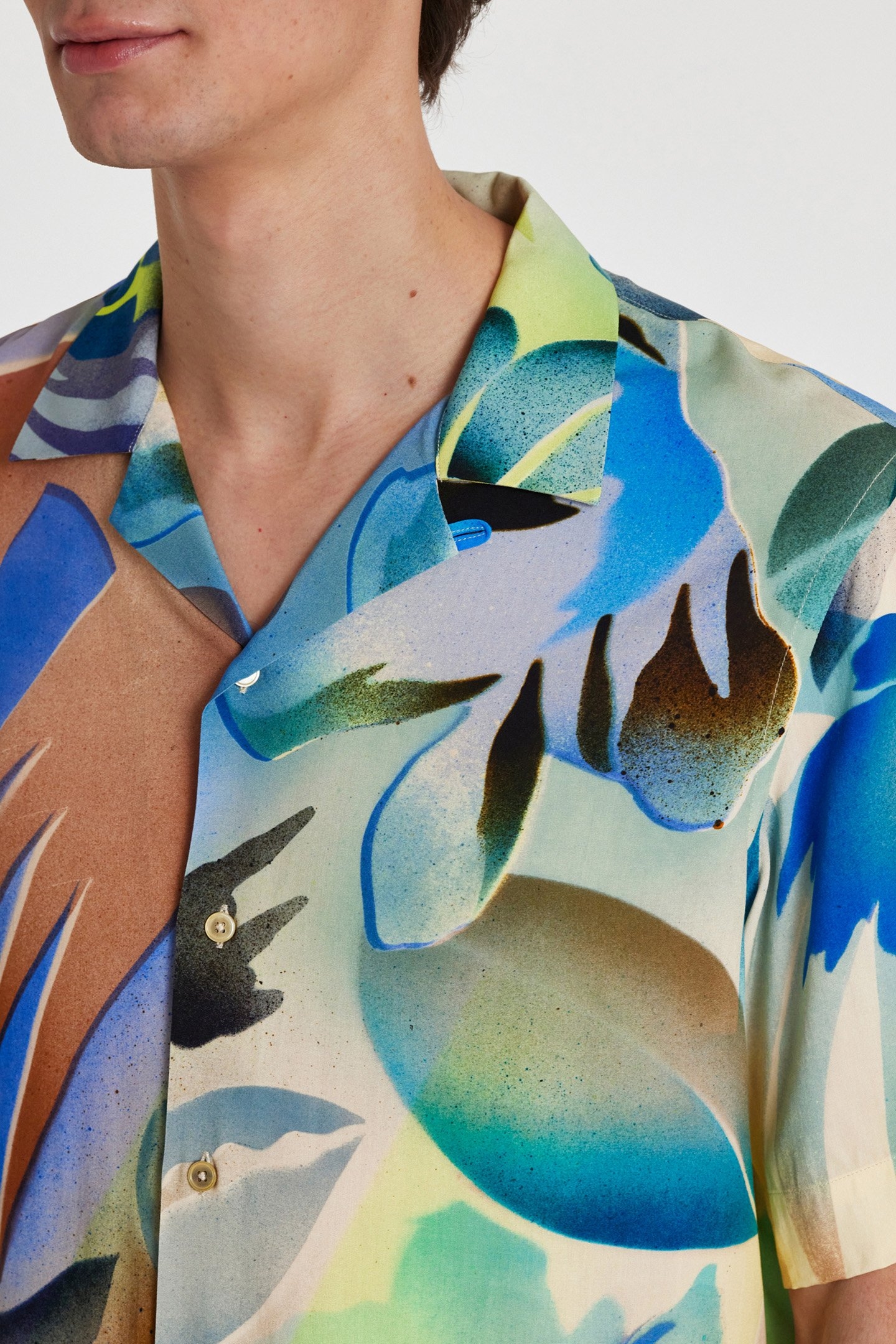 MENS S/S REGULAR FIT SHIRT LIME GREEN 4