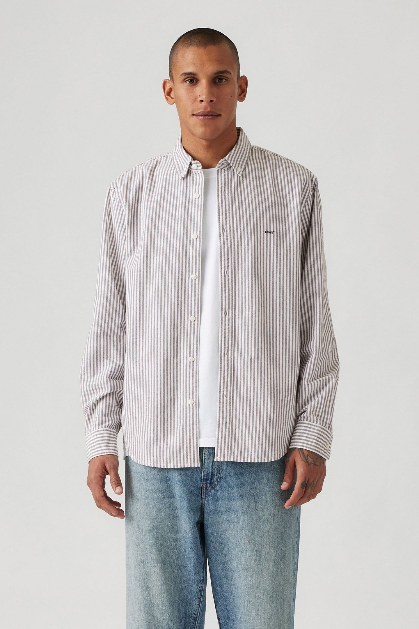 AUTHENTIC BUTTON DOWN WAYLON STRIPE 1