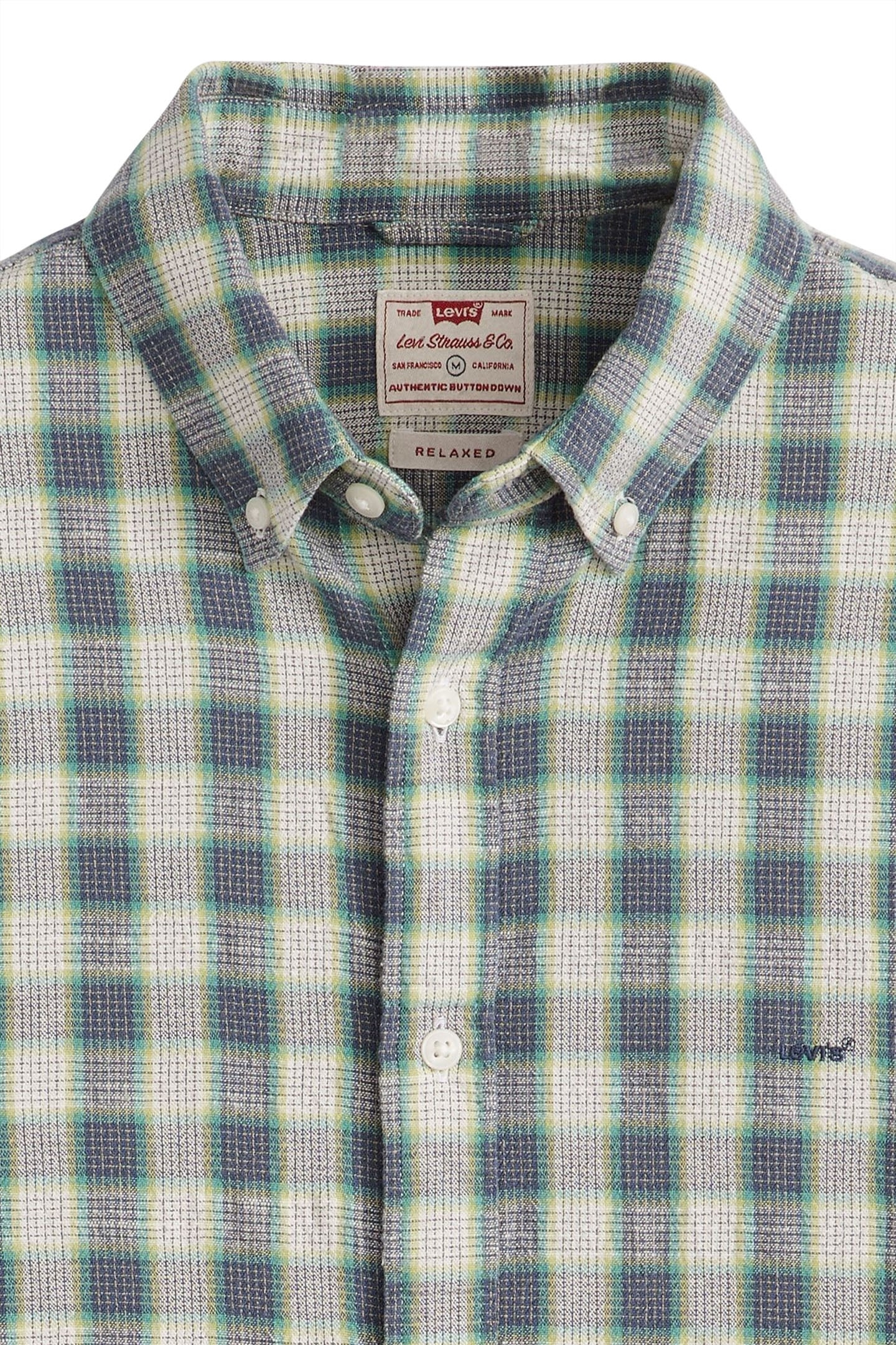 SS AUTHENTIC BUTTON DOWN XAVIER PLAID 6