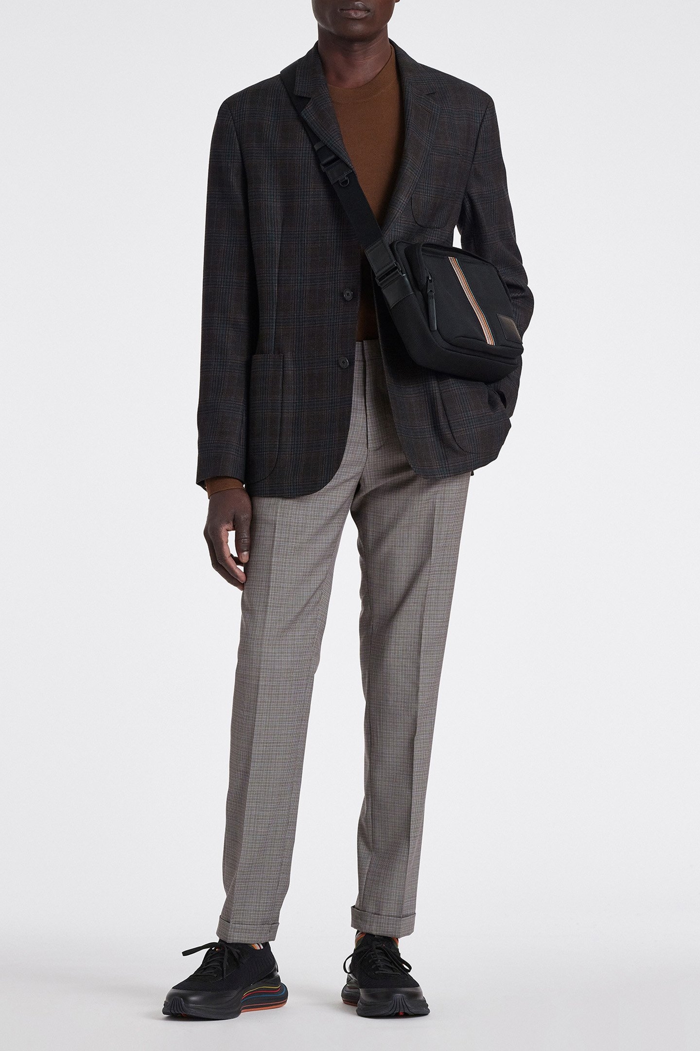 2 BUTTON PATCH POCKET JACKET BROWN 3