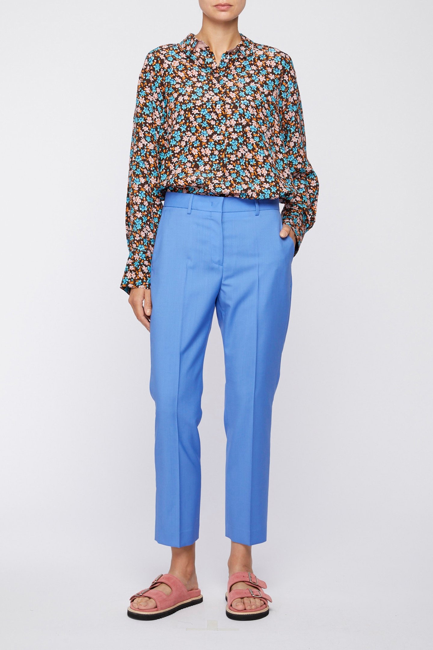 WOMENS TROUSERS BLUE 2