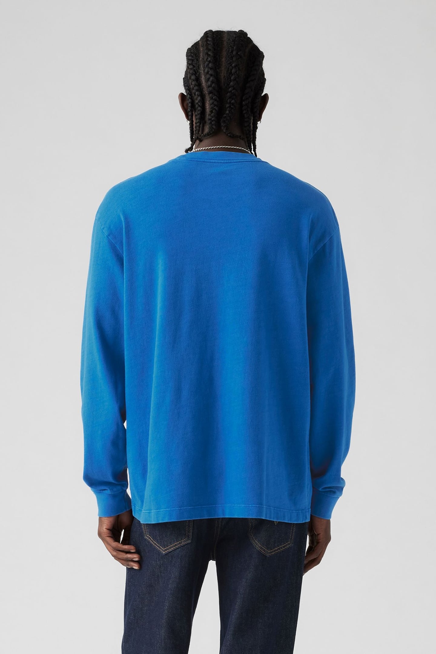LS AUTHENTIC PKT TEE GARMENT DYE LAPIS BLUE 2