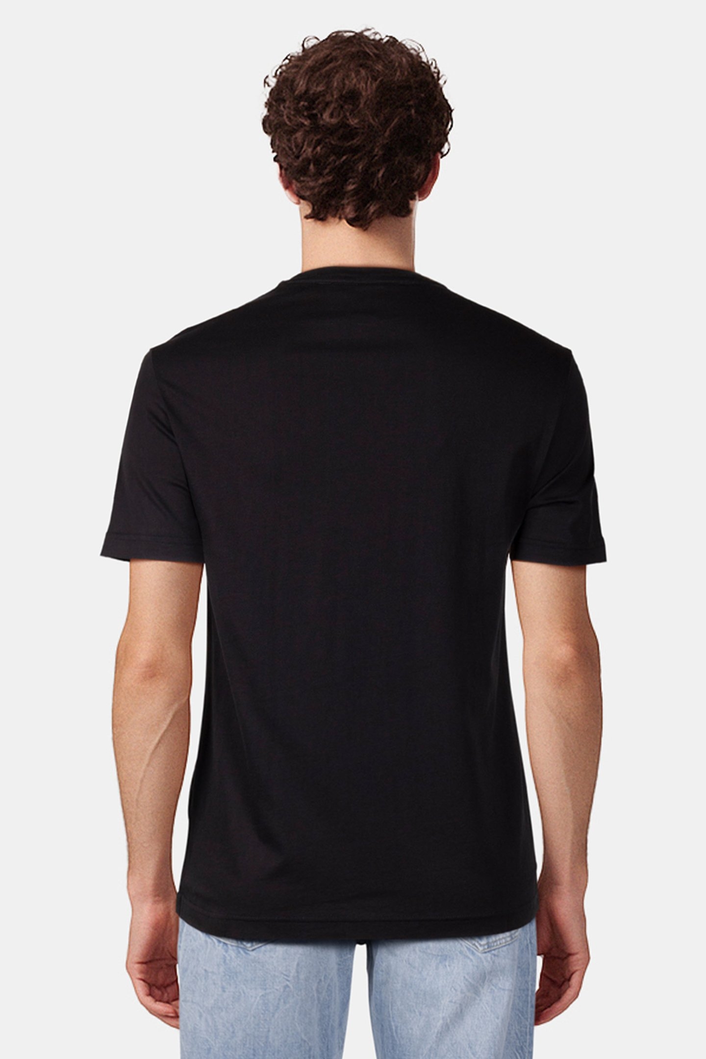 SMOOTH COTTON T-SHIR CK BLACK 2