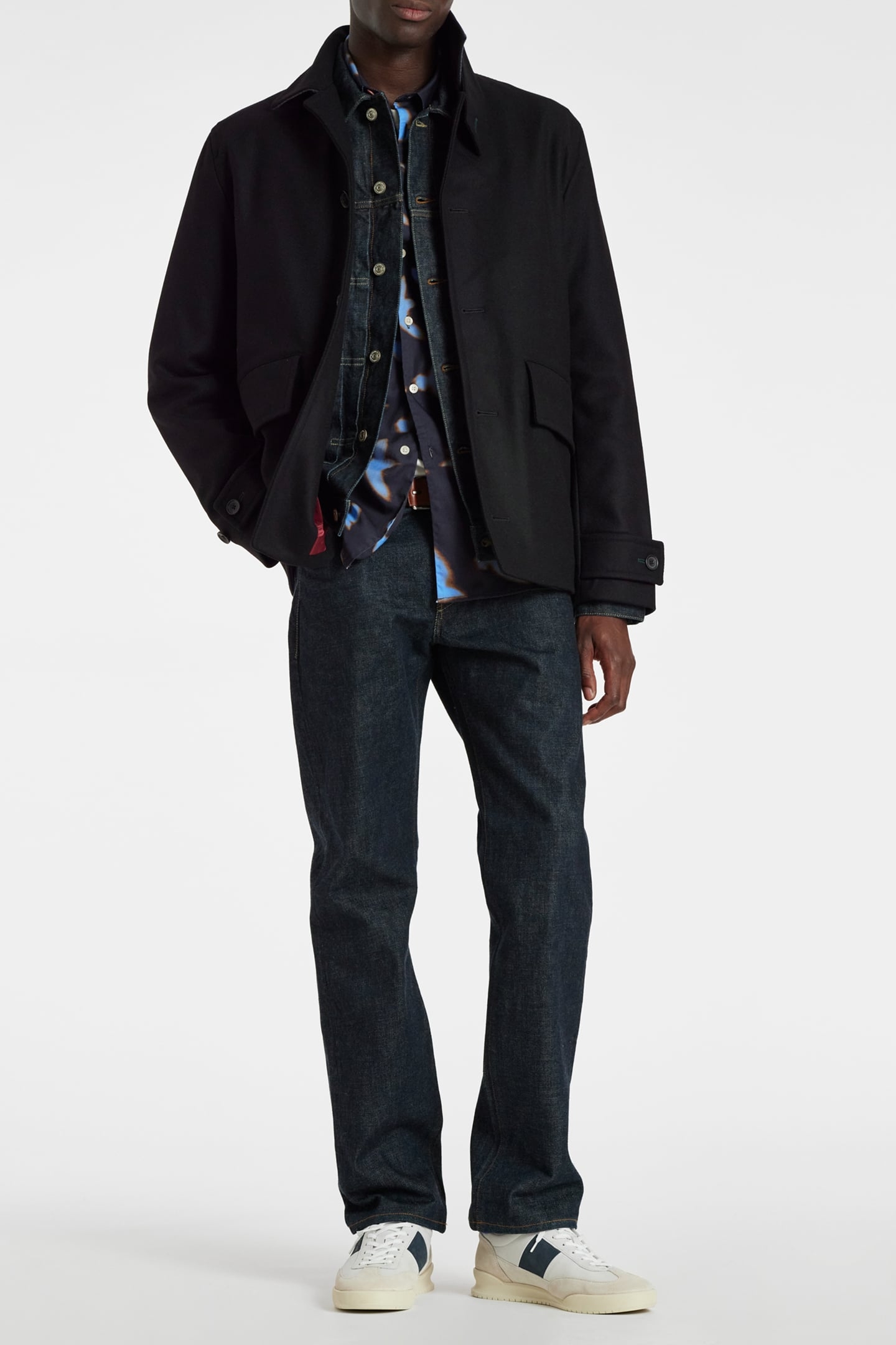 MENS LS REGULAR FIT SHIRT VERY DARK NAVY 4