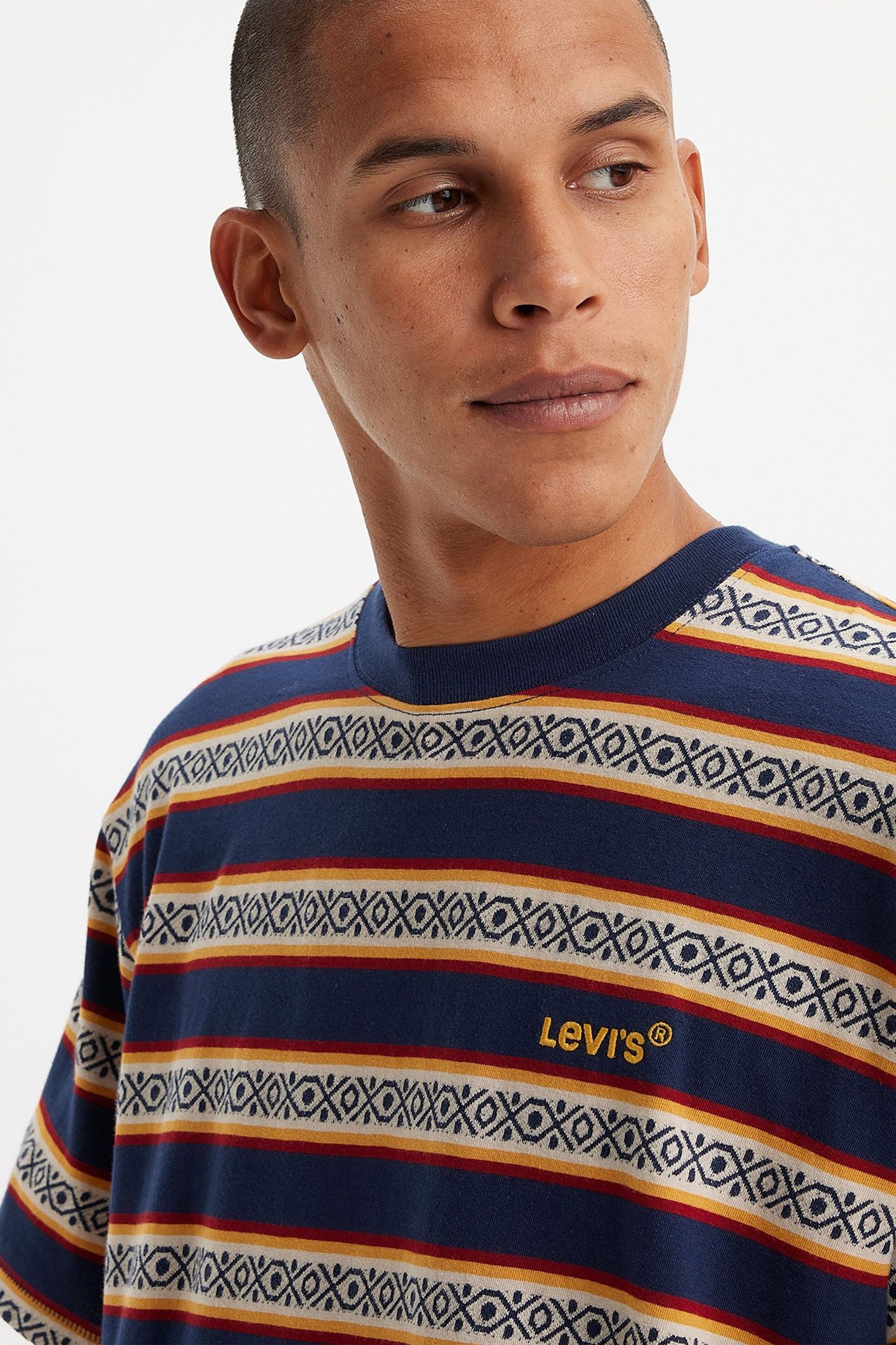 RED TAB VINTAGE TEE OTIS GEO STRIPE 5