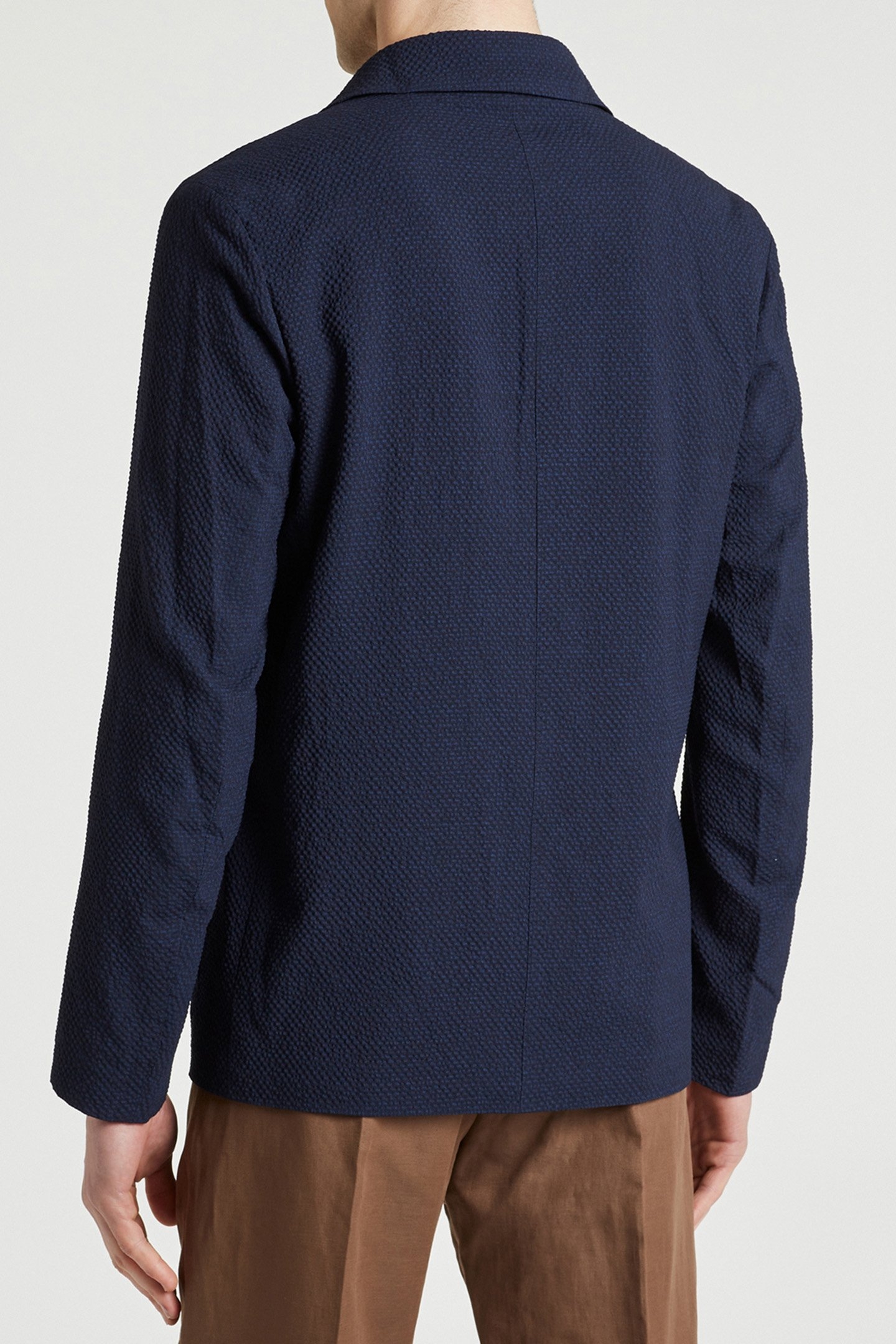 GENTS 4 BTN CASUAL JACKET VERY DARK NAVY 2