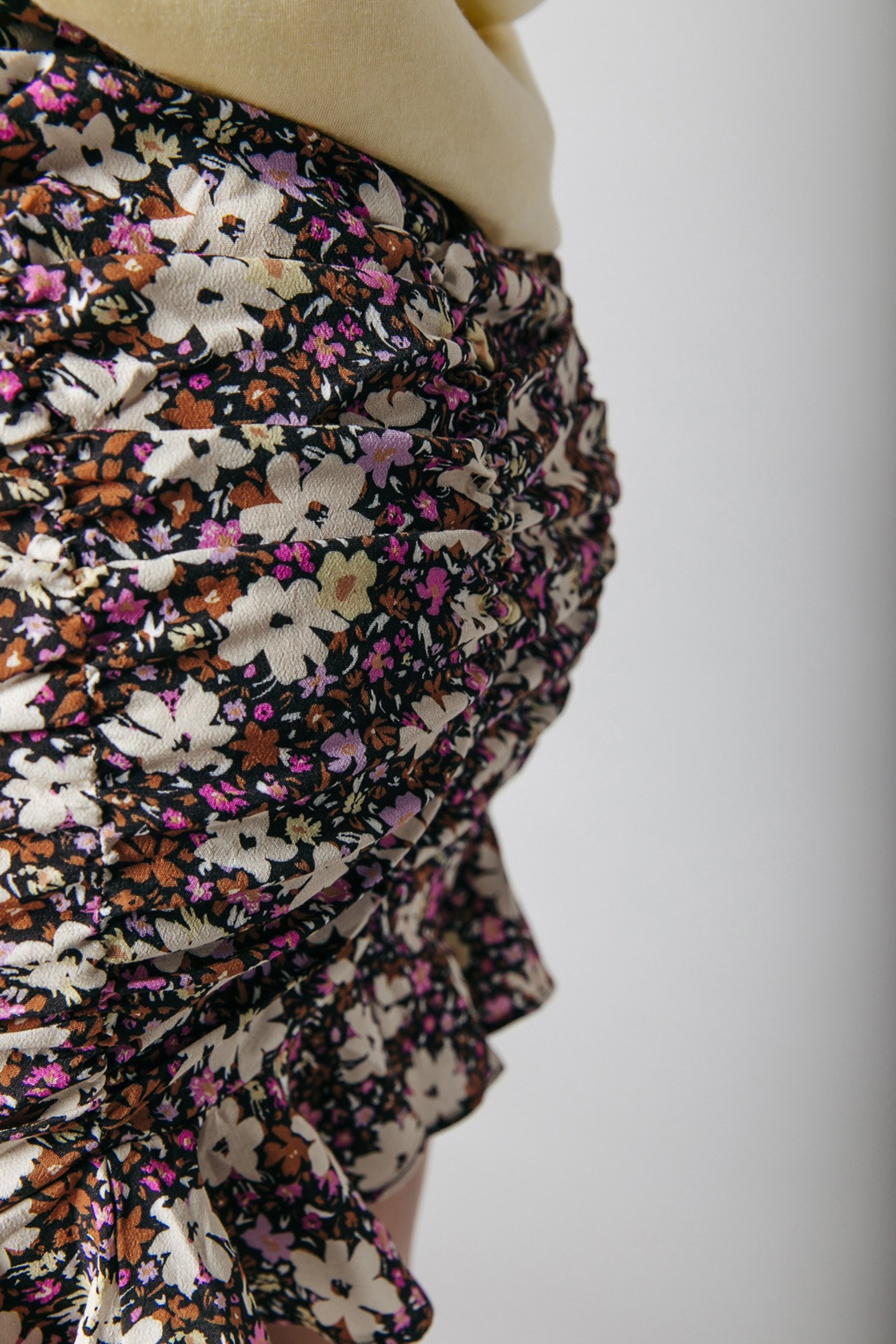 ELIZA FLOWER PLEATED MINI SKIRT MULTICOLOR 3