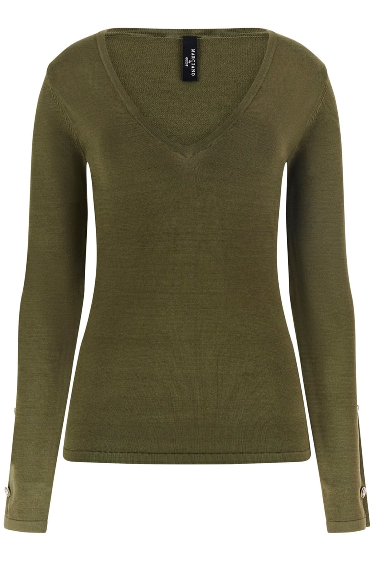 MARCIANO BY GUESS CHIARA CUT OUT LS TO OLIVE MORNING 1