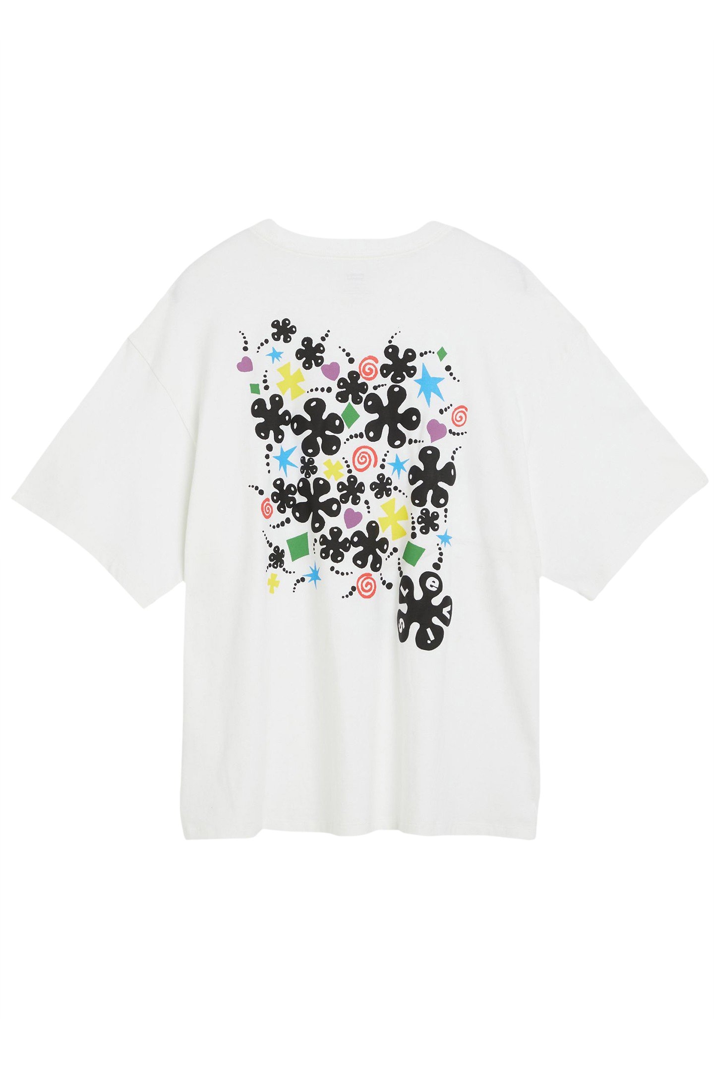 GRAPHIC SHORT STACK TEE 90S FESTIVAL FLOWER 4