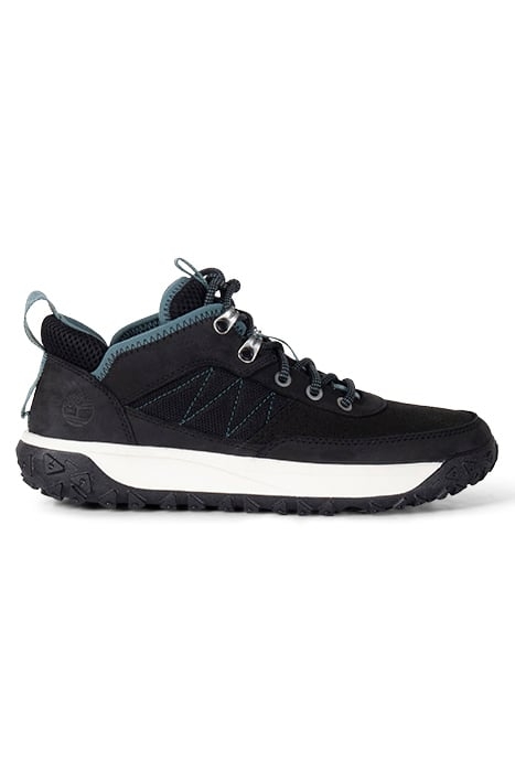 GREENSTRIDE MOTION 6 LOW LACE UP SNEAKER BLACK NUBUCK WITH W 1