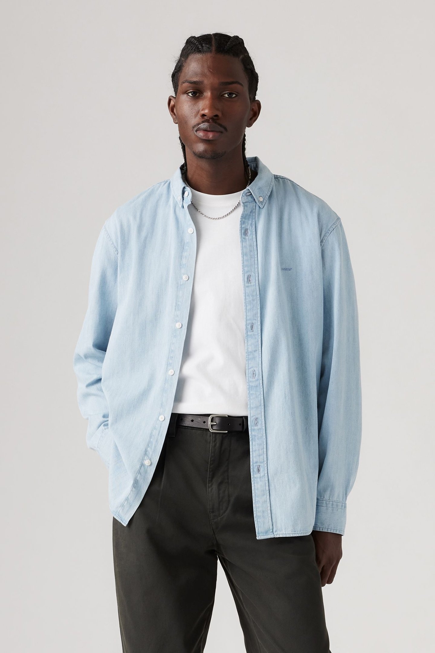 AUTHENTIC BUTTON DOWN ANDRE LIGHT WASH 1